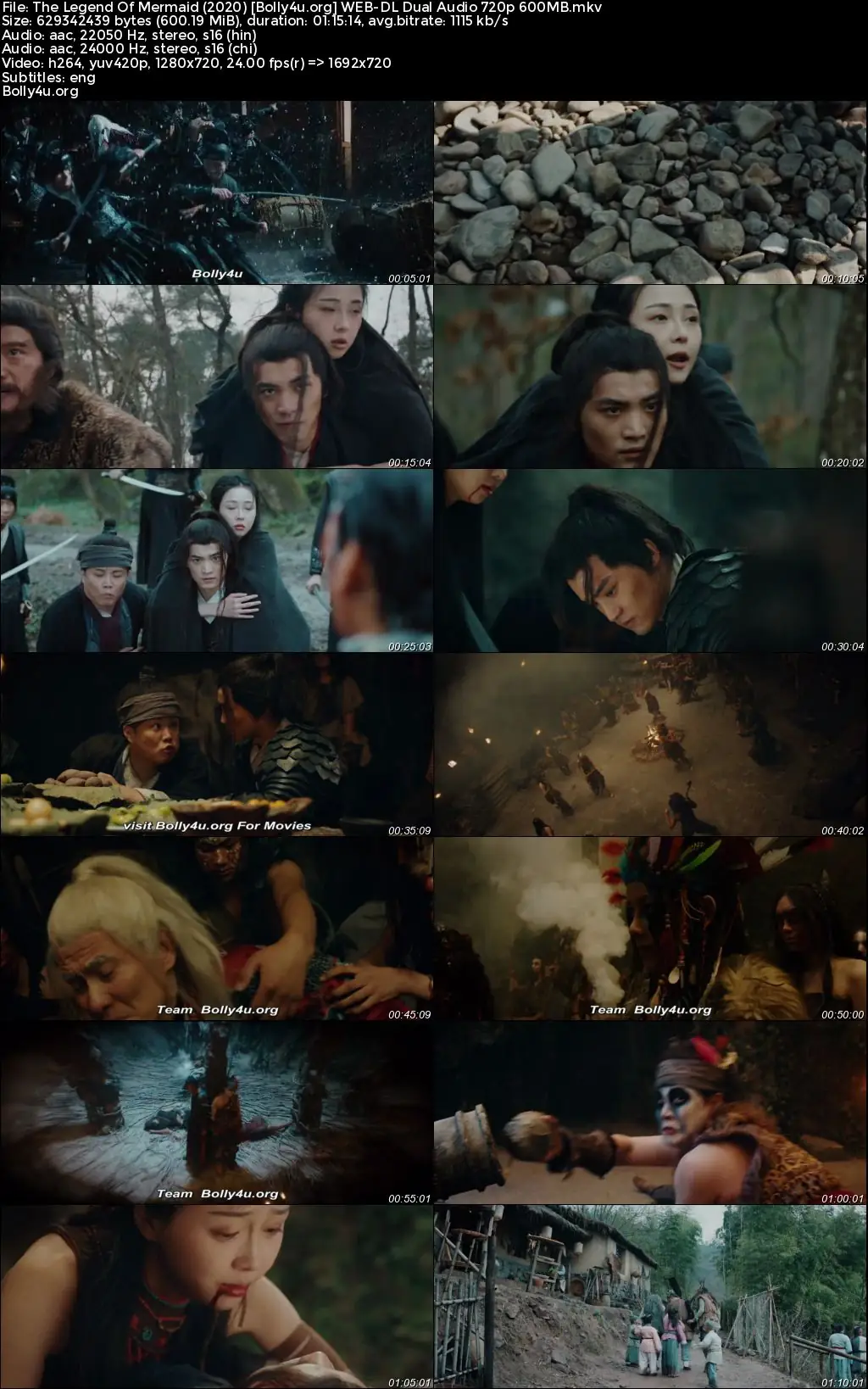 The Legend Of Mermaid 2020 WEB-DL Hindi Dual Audio Full Movie Download 1080p  720p  480p