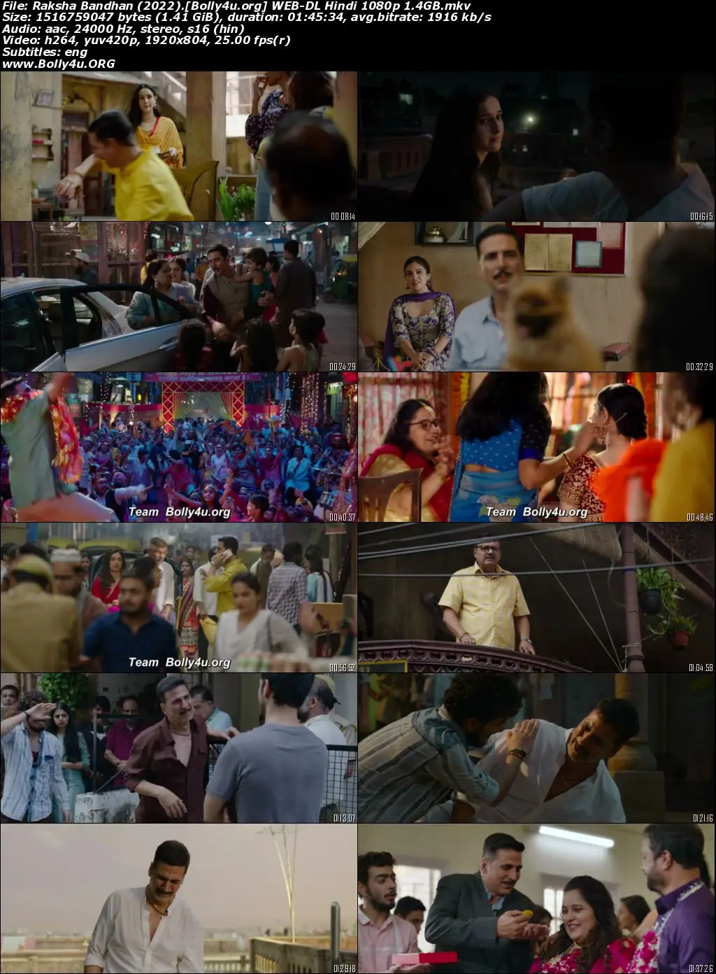 Raksha Bandhan 2022 WEB-DL Hindi Full Movie Download 1080p  720p  480p