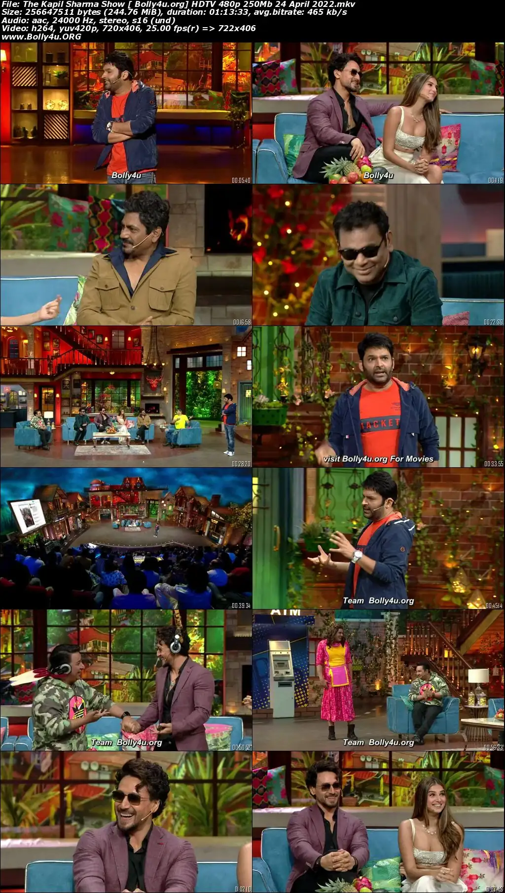 The Kapil Sharma Show HDTV 480p 250Mb 24 April 2022 Download
