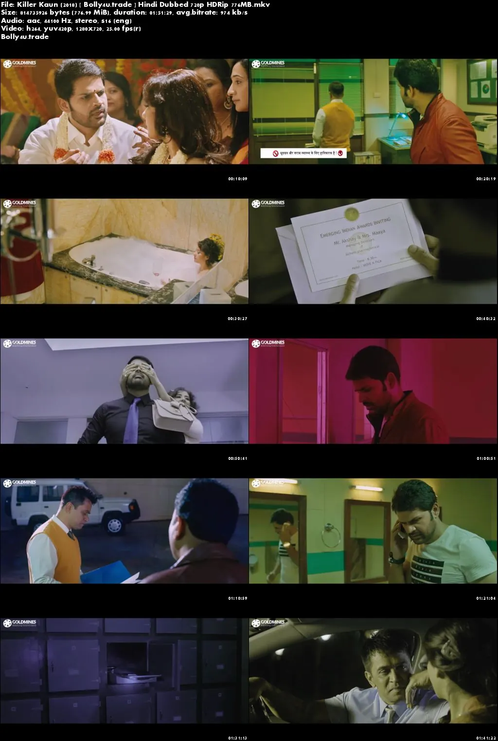 Killer Kaun 2018 HDRip 350MB Hindi Dubbed 480p Download