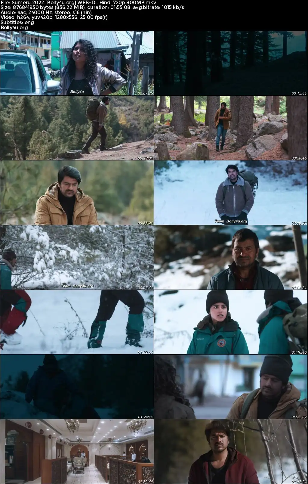 Sumeru 2022 WEB-DL Hindi Full Movie Download 1080p  720p  480p