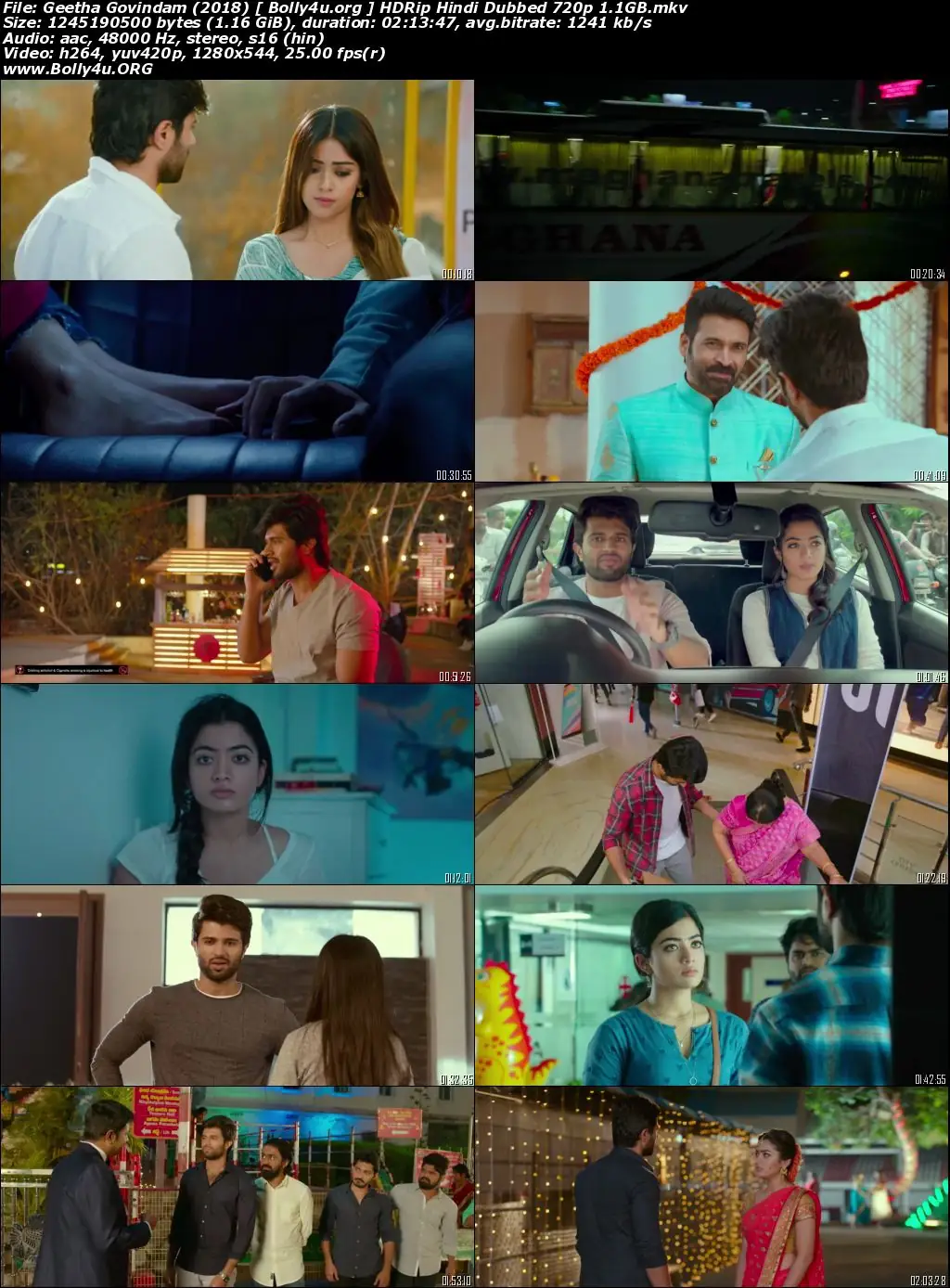 Geetha Govindam 2018 HDRip 400Mb Hindi Dubbed 480p Download