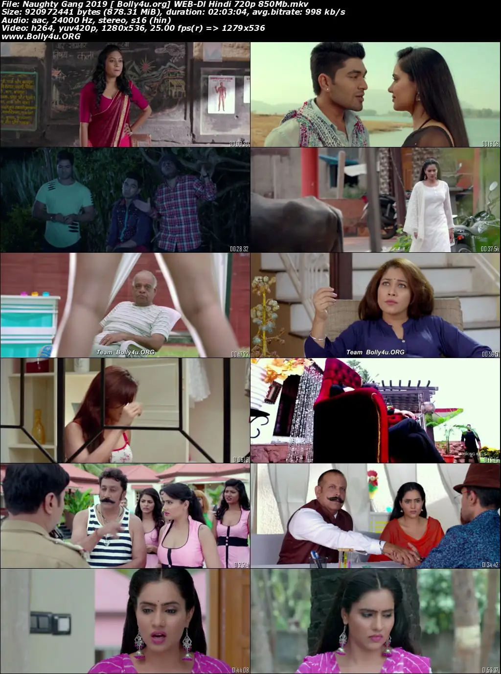 Naughty Gang 2019 WEB-DL 850MB Hindi Movie Download 720p