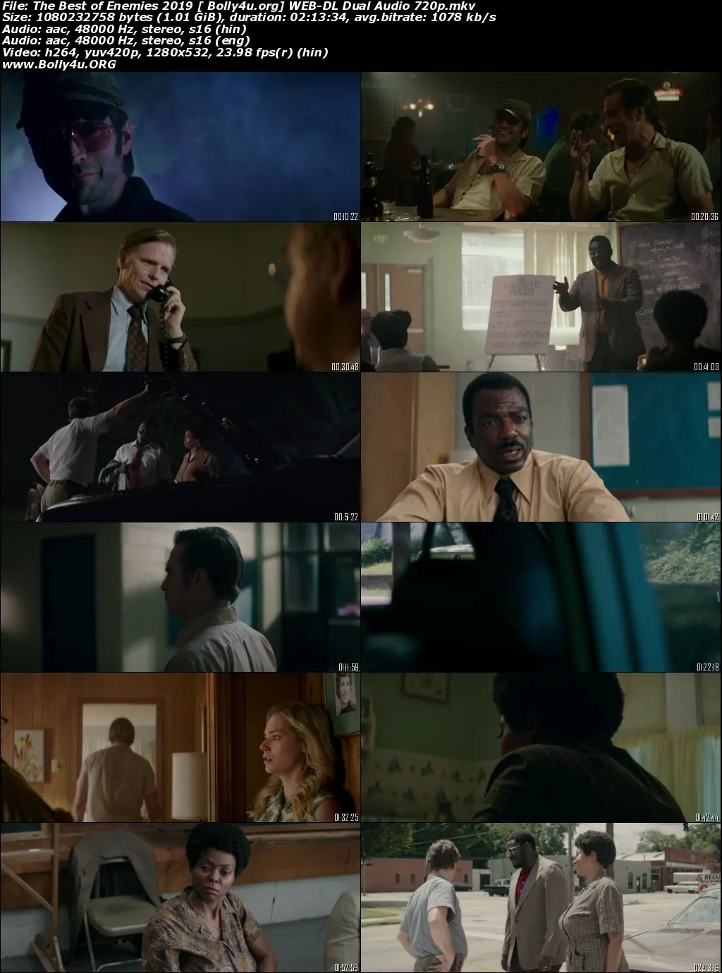 The Best of Enemies 2019 WEB-DL 1GB Hindi Dual Audio 720p Download