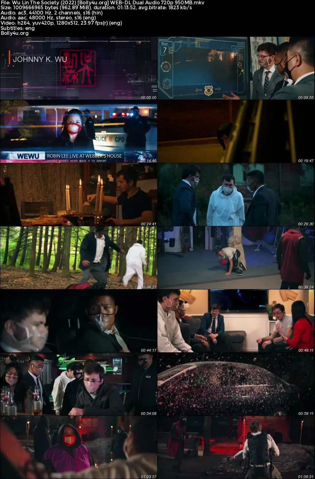 Wu Lin The Society 2022 WEB-DL Hindi Dual Audio Full Movie Download 720p  480p