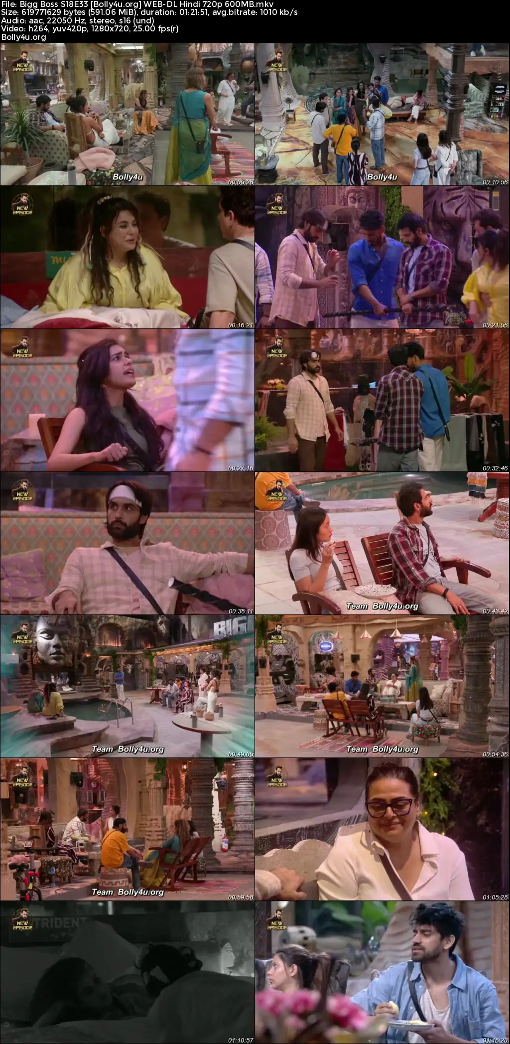 Bigg Boss 2024 WEB-DL Hindi S18E33 Download 720p  480p