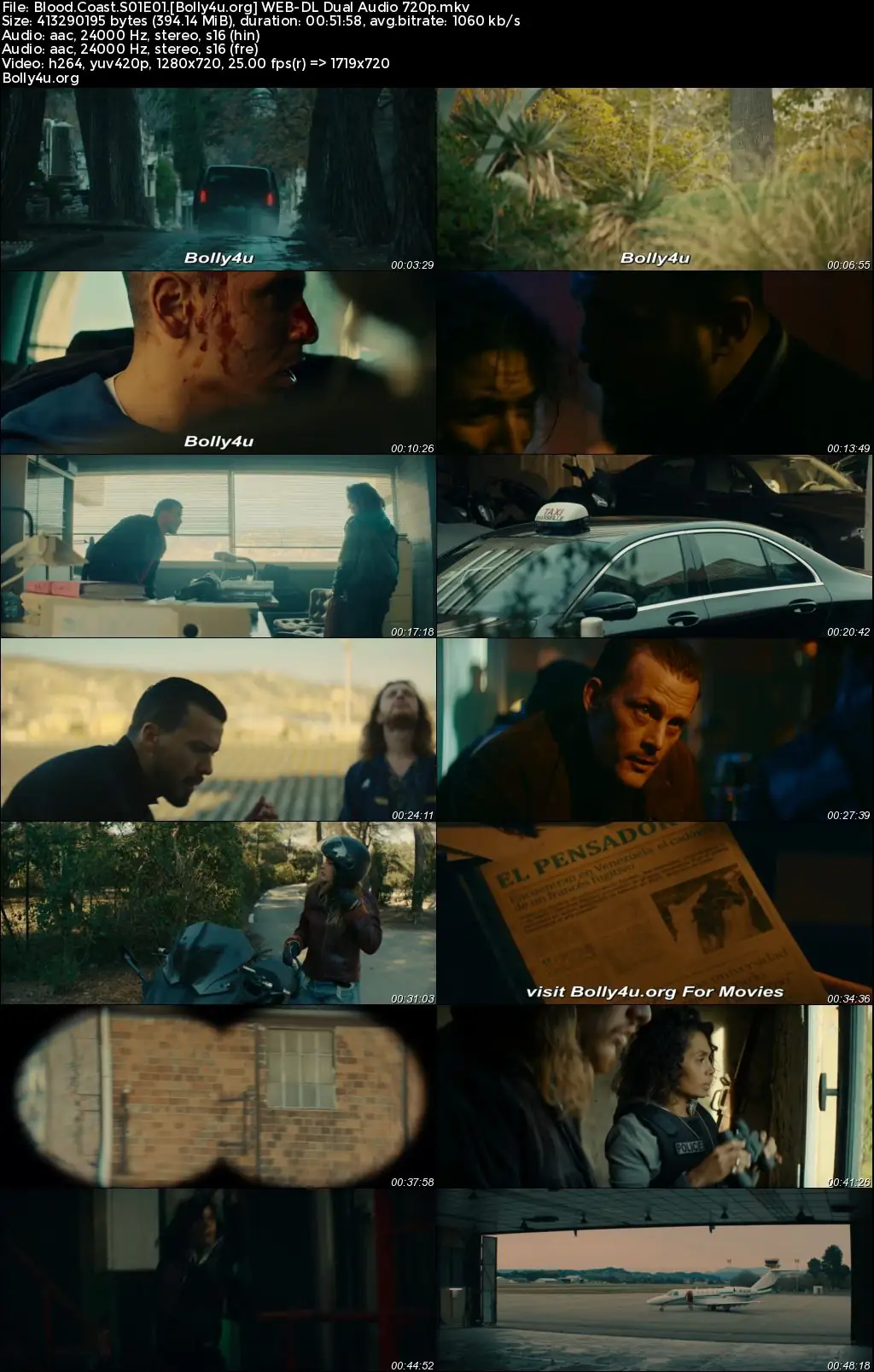 Blood Coast 2023 WEB-DL Hindi Dual Audio ORG S01 Complete Download 720p  480p