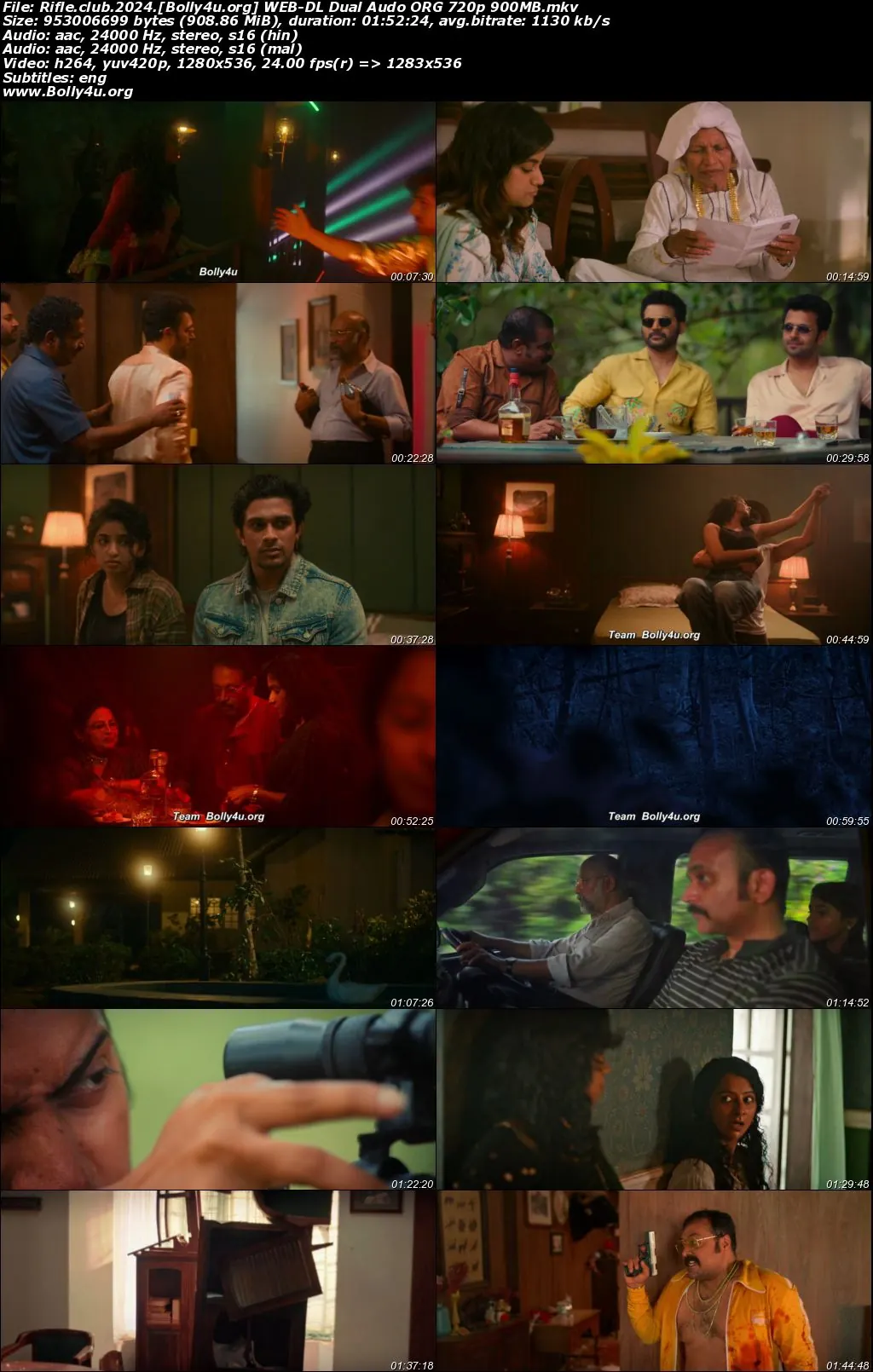 Rifle Club 2024 WEB-DL UNCUT Hindi Dual Audio ORG Full Movie Download 1080p  720p  480p