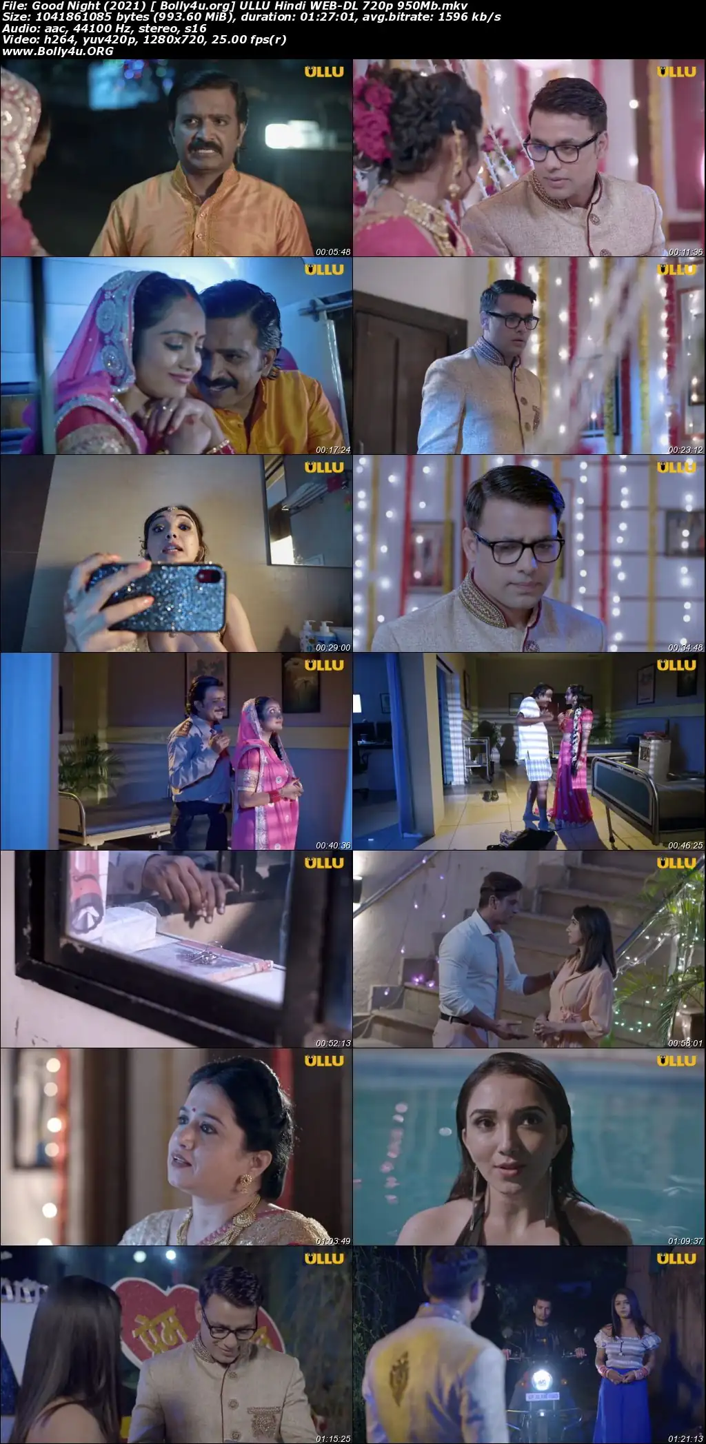 Good Night 2021 WEB-DL 950Mb Hindi ULLU 720p Download