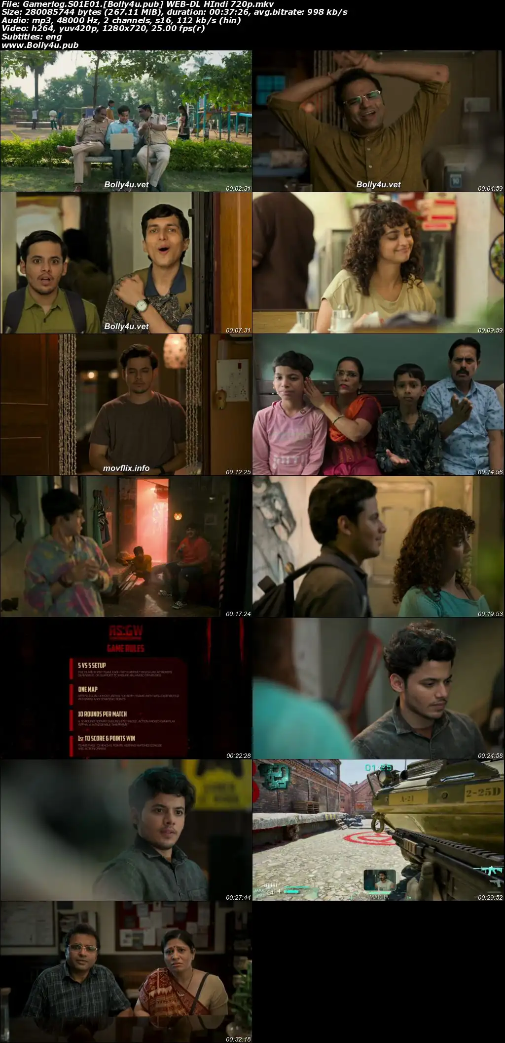 Gamerlog 2025 WEB-DL Hindi S01 Complete Download 720p  480p