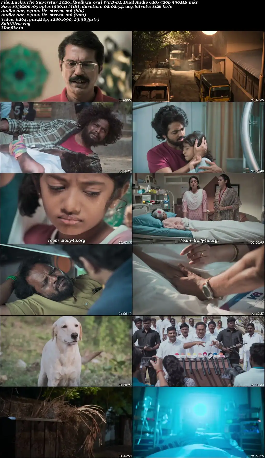 Lucky The Superstar 2026 WEB-DL UNCUT Hindi Dual Audio ORG Full Movie Download 1080p  720p  480p