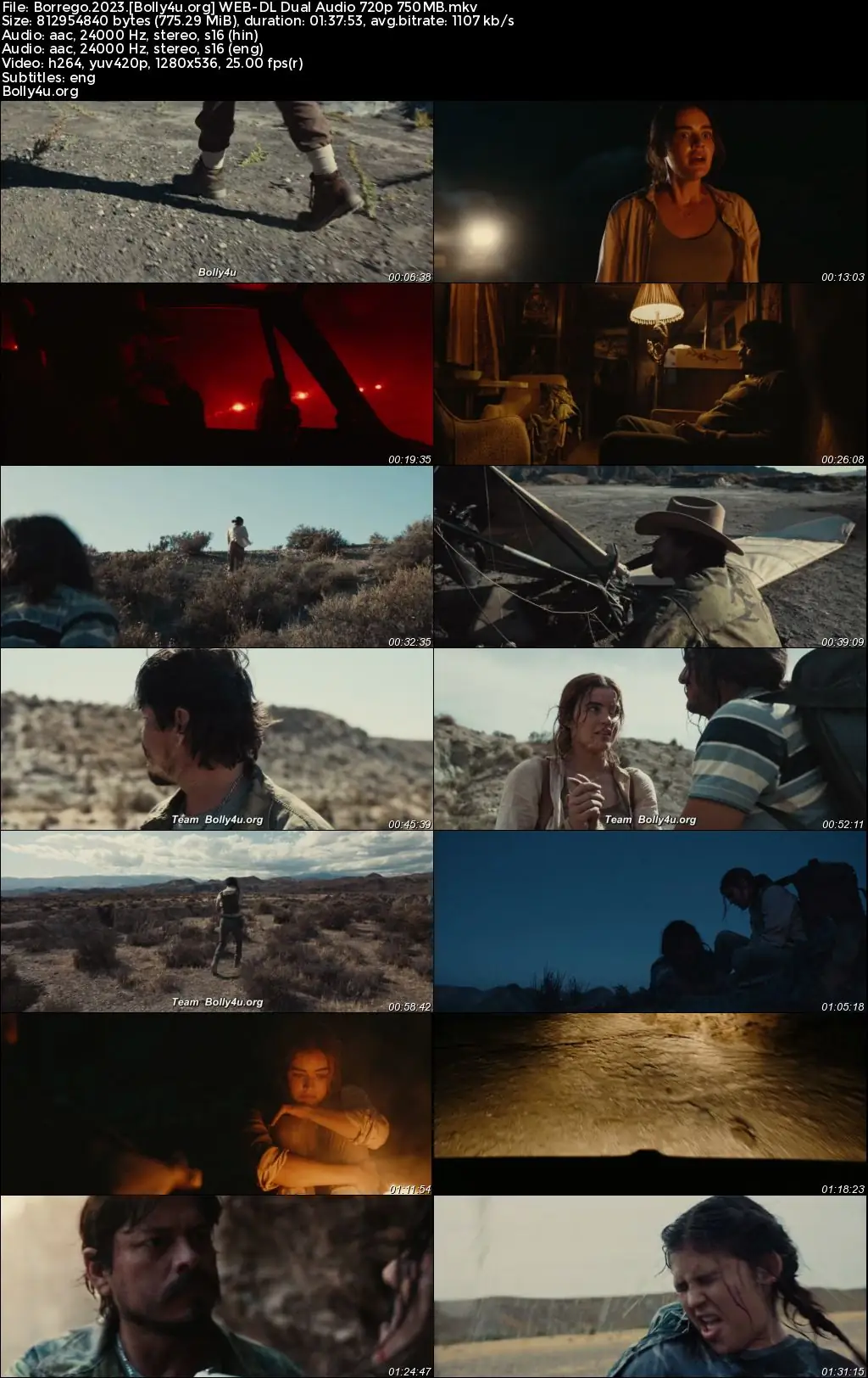 Borrego 2023 WEB-DL Hindi Dual Audio ORG Full Movie Download 1080p  720p  480p