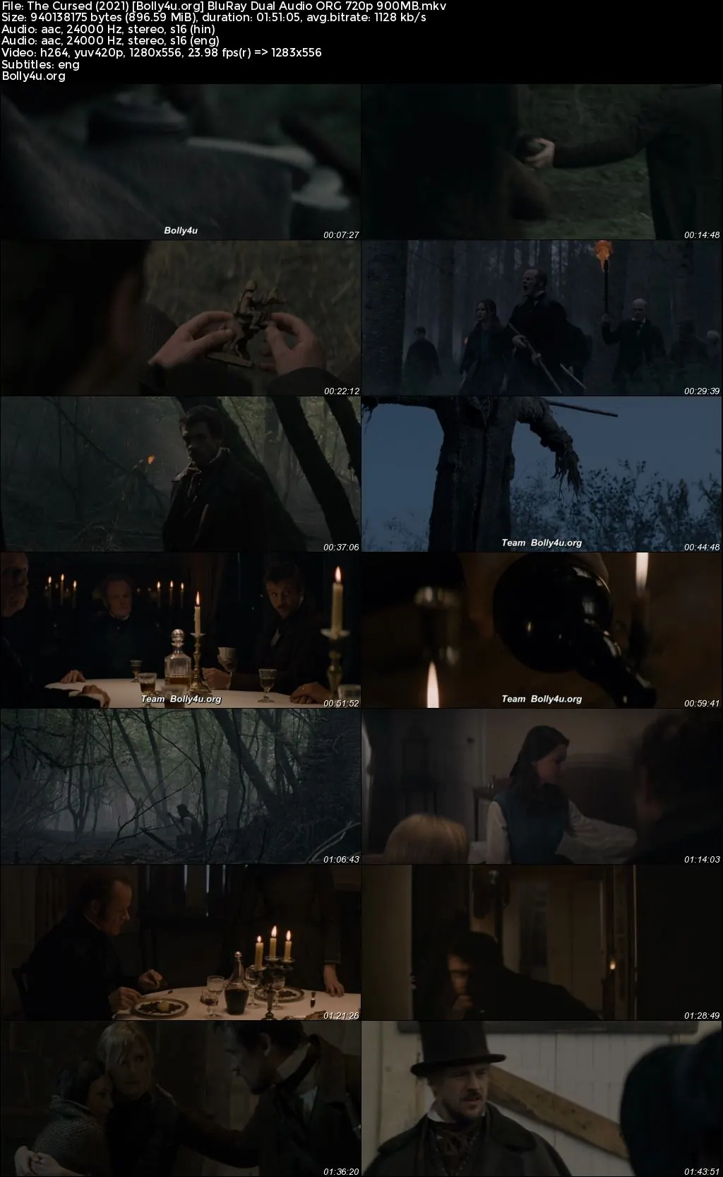 The Cursed 2021 BluRay Hindi Dual Audio ORG Full Movie Download 1080p  720p  480p