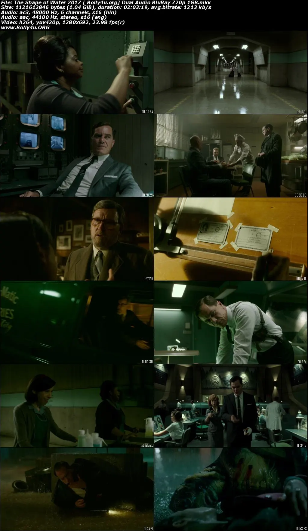 The Shape Of Water 2017 BluRay 350MB Hindi Dual Audio ORG 480p Download