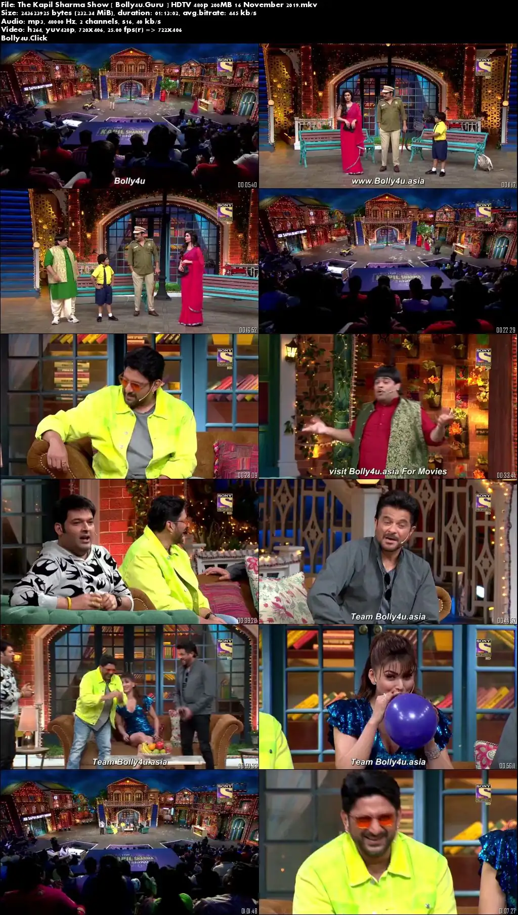 The Kapil Sharma Show HDTV 480p 200MB 16 November 2019 Download
