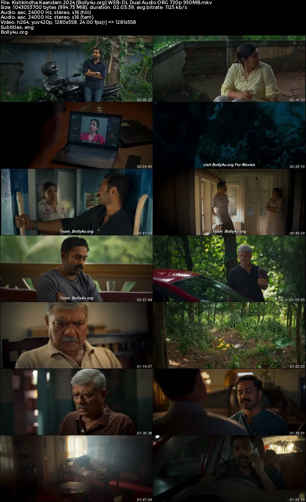 Kishkindha Kaandam 2024 WEB-DL UNCUT Hindi Dual Audio ORG Full Movie Download 1080p  720p  480p