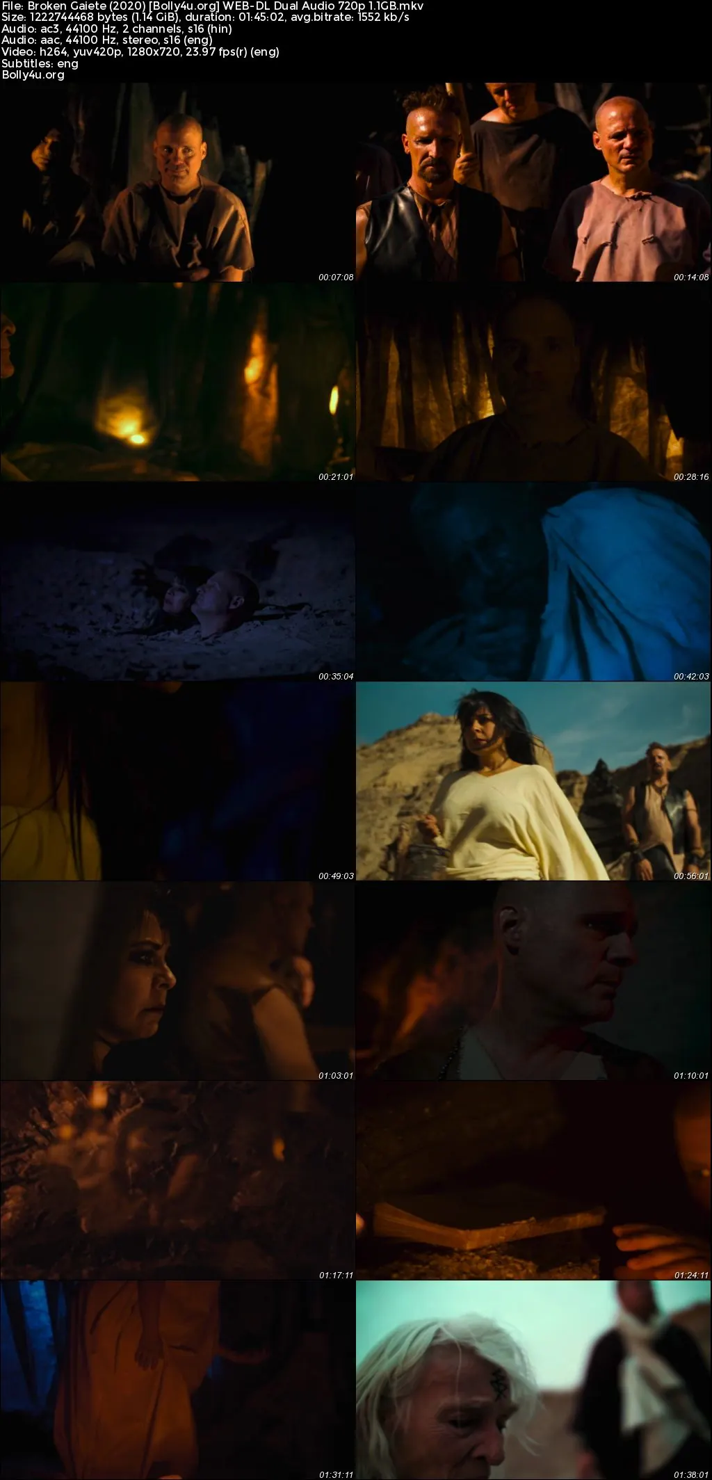Broken Gaiete 2020 WEB-DL Hindi Dual Audio Full Movie Download 720p  480p