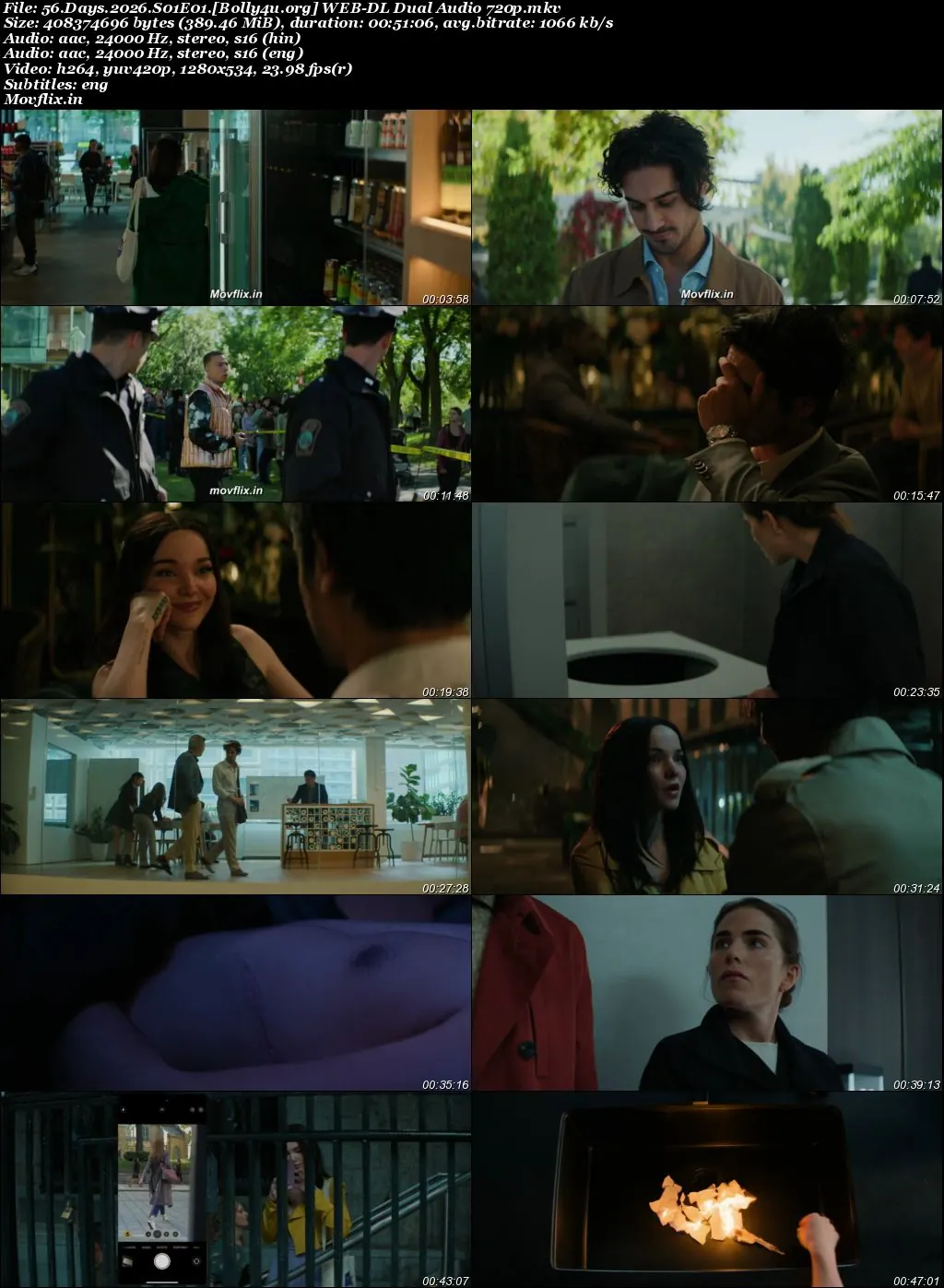 56 Days 2026 WEB-DL Hindi Dual Audio ORG S01 Complete Download 720p  480p