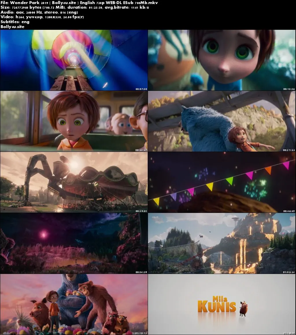 Wonder Park 2019 WEB-DL 250MB English 480p ESub download