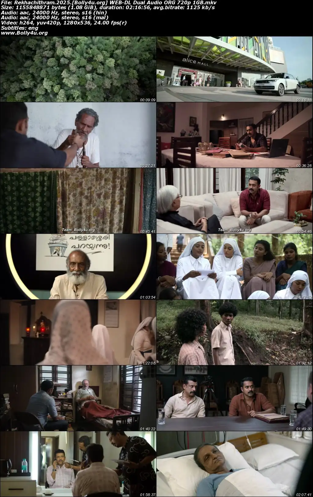 Rekhachithram 2025 WEB-DL UNCUT Hindi Dual Audio ORG Full Movie Download 1080p  720p  480p