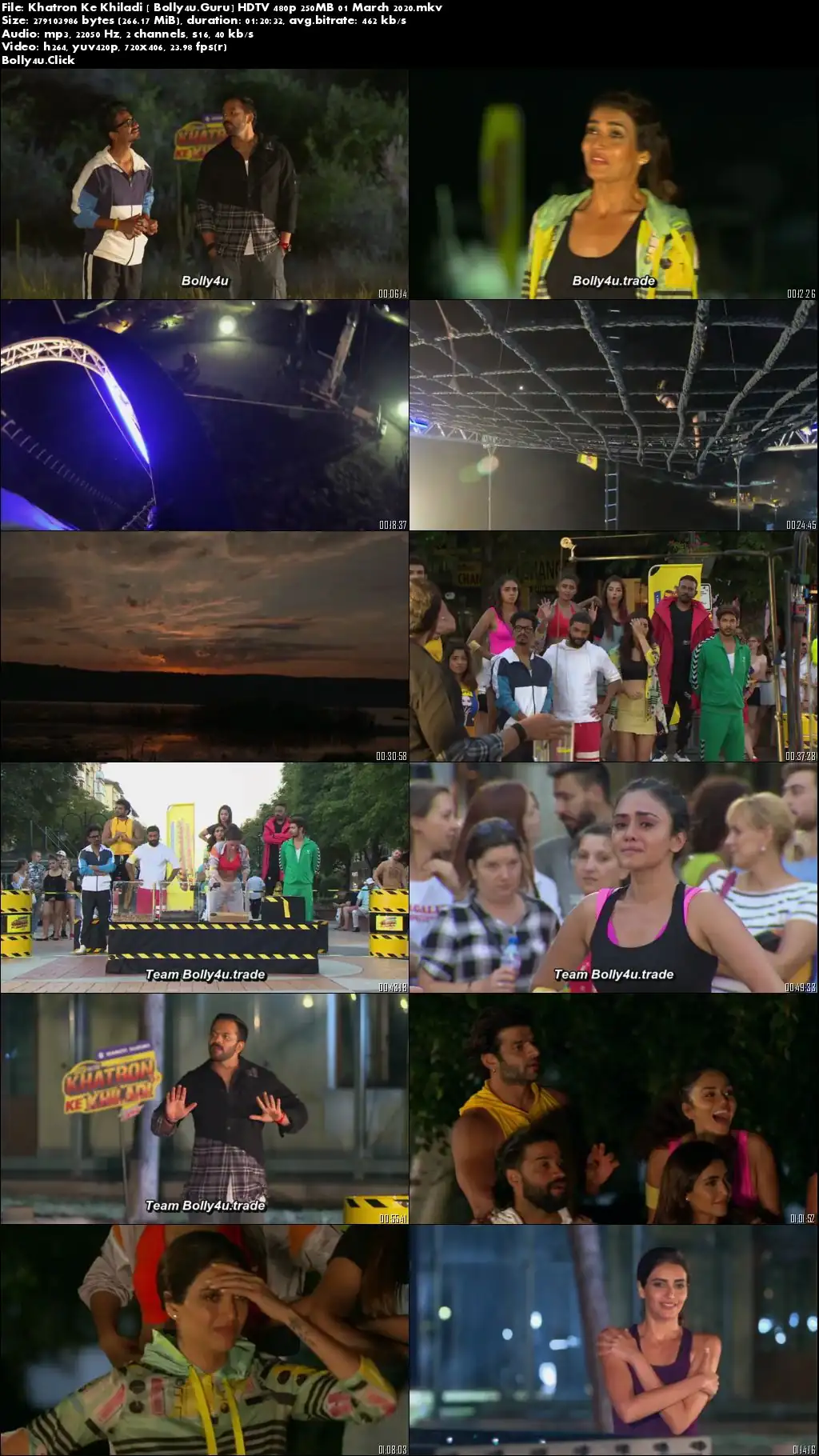 Khatron Ke Khiladi HDTV 480p 250MB 01 March 2020 Download