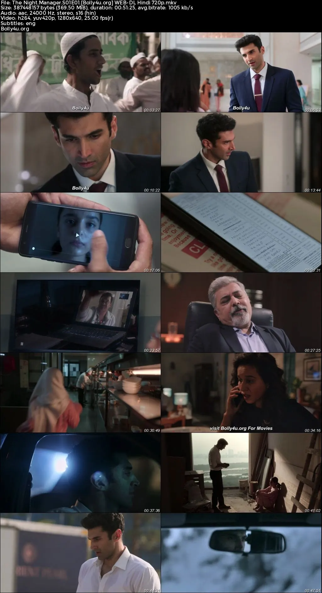 The Night Manager 2023 WEB-DL Hindi S01 Complete Download 720p  480p