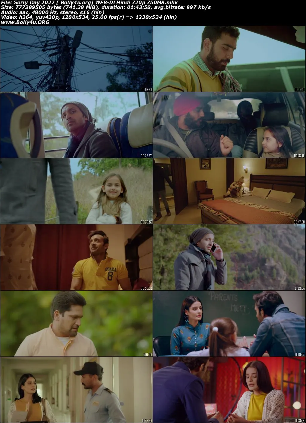 Sorry Day 2022 WEB-DL 300Mb Hindi Movie Download 480p