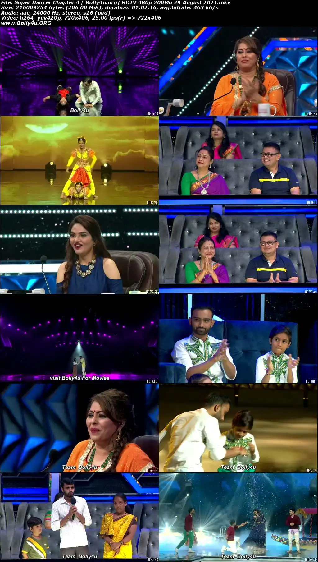 Super Dancer Chapter 4 HDTV 480p 200Mb 29 August 2021 Download