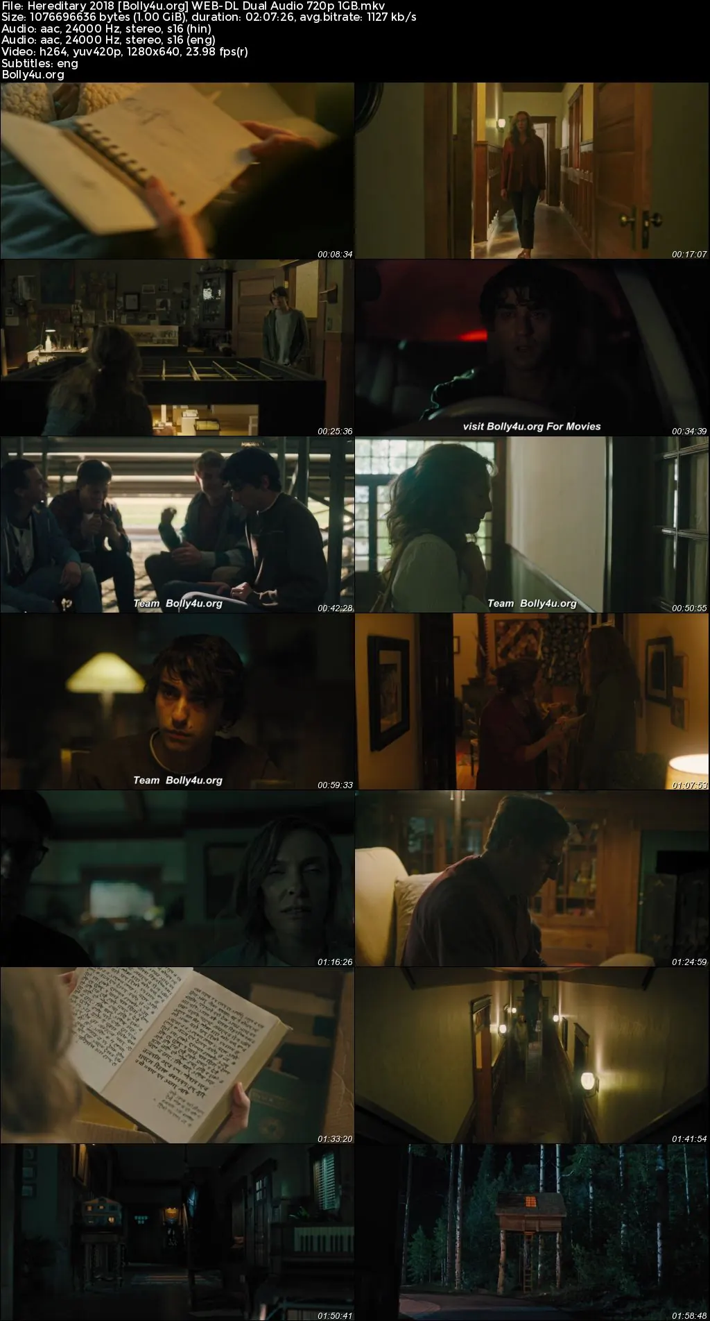 Hereditary 2018 WEB-DL Hindi Dual Audio ORG Full Movie Download 1080p  720p  480p