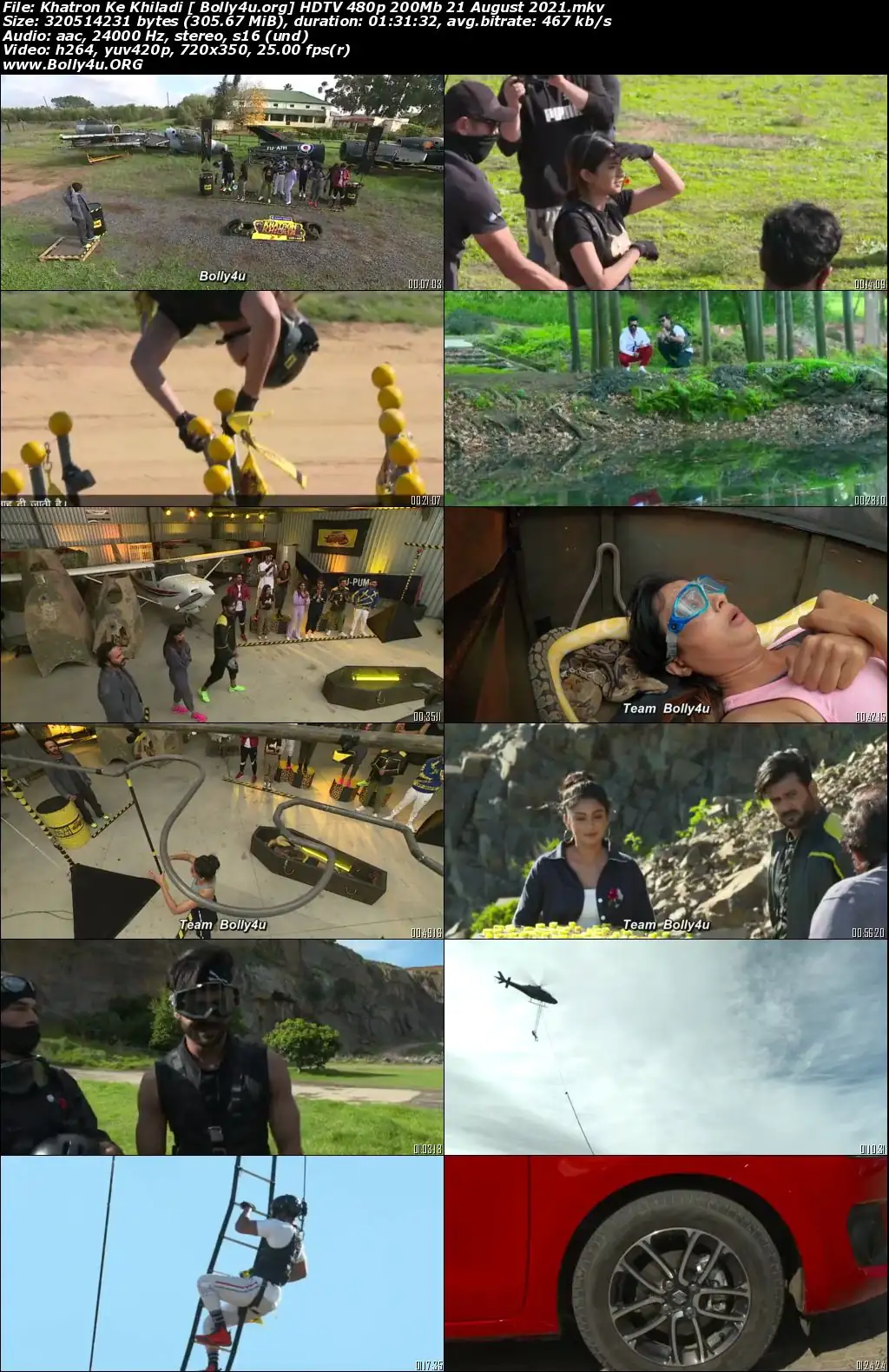 Khatron Ke Khiladi HDTV 480p 200Mb 21 August 2021 Download