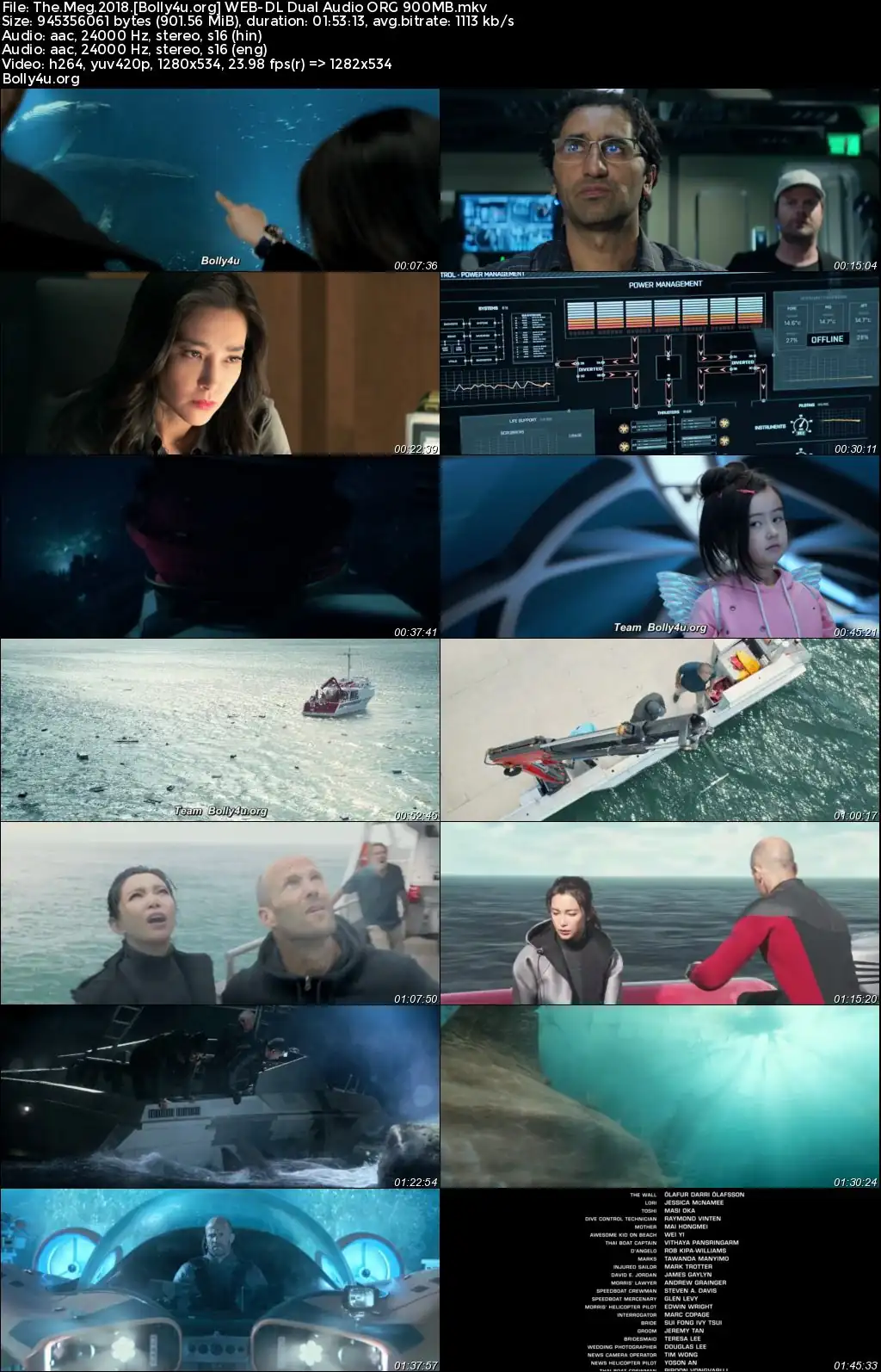 The Meg 2018 BRRip Hindi Dual Audio ORG Full Movie Download 1080p  720p  480p