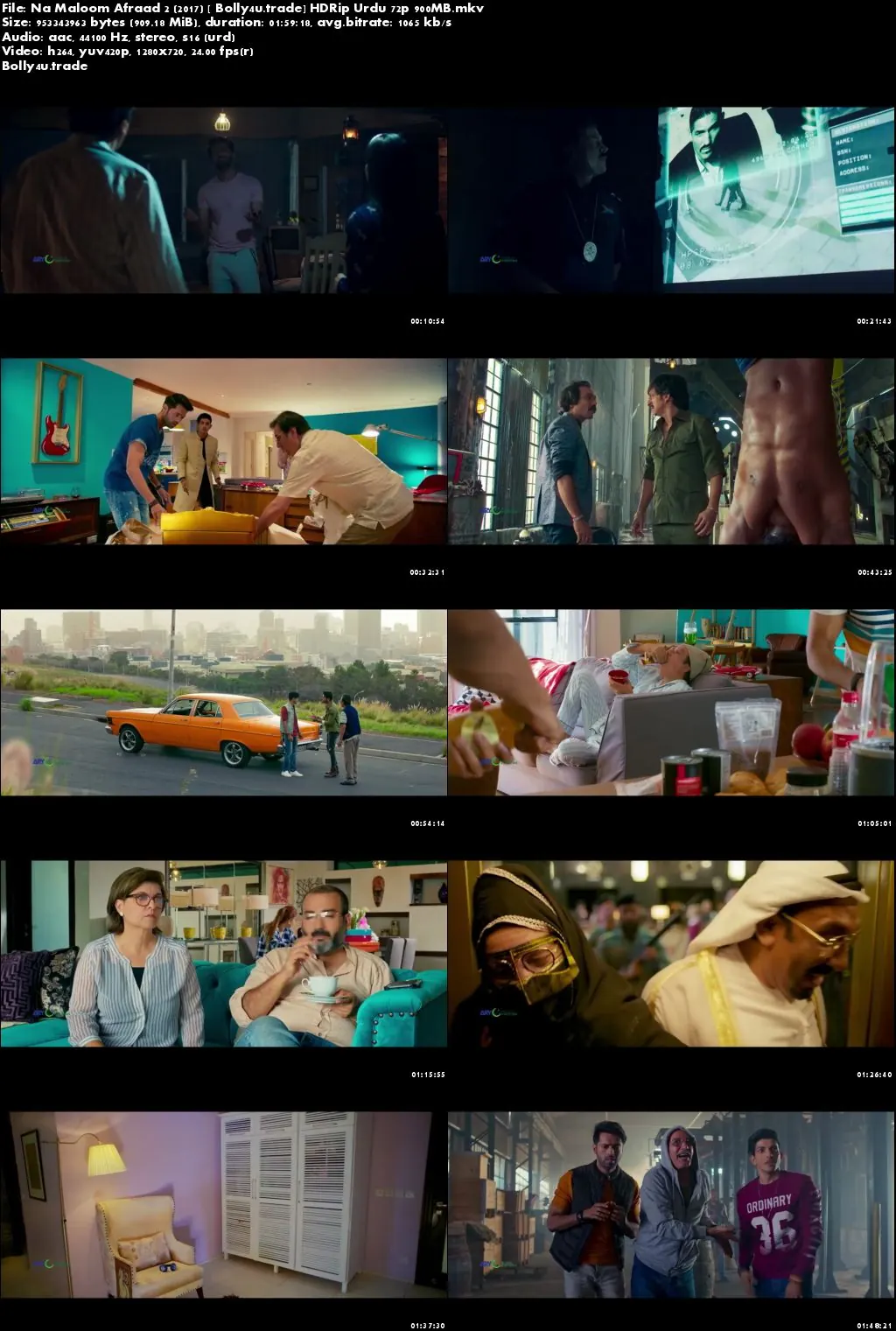 Na Maloom Afraad 2 2018 HDRip 350Mb Urdu 480p Download