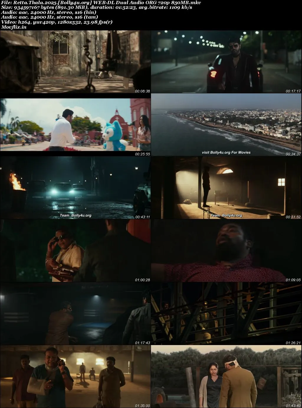 Retta Thala 2025 WEB-DL UNCUT Hindi Dual Audio ORG Full Movie Download 1080p  720p  480p