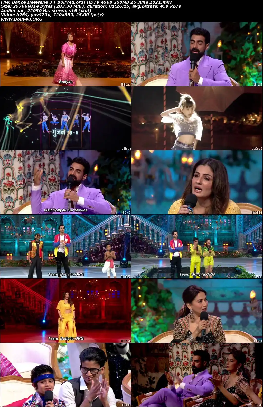 Dance Deewane 3 HDTV 480p 280MB 26 June 2021 Download