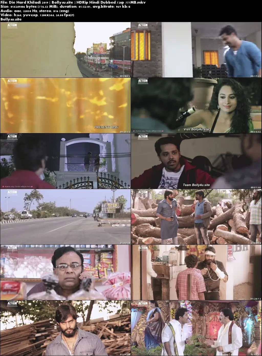 Die Hard Khiladi 2019 HDRip 750MB Hindi Dubbed 720p Download