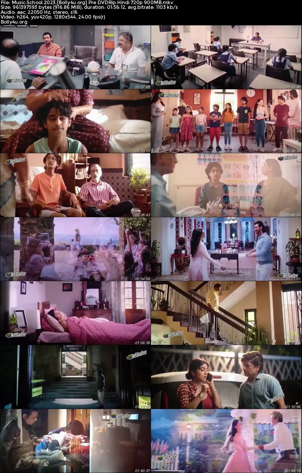 Music School 2023 Pre DVDRip Hindi Full Movie Download 720p  480p