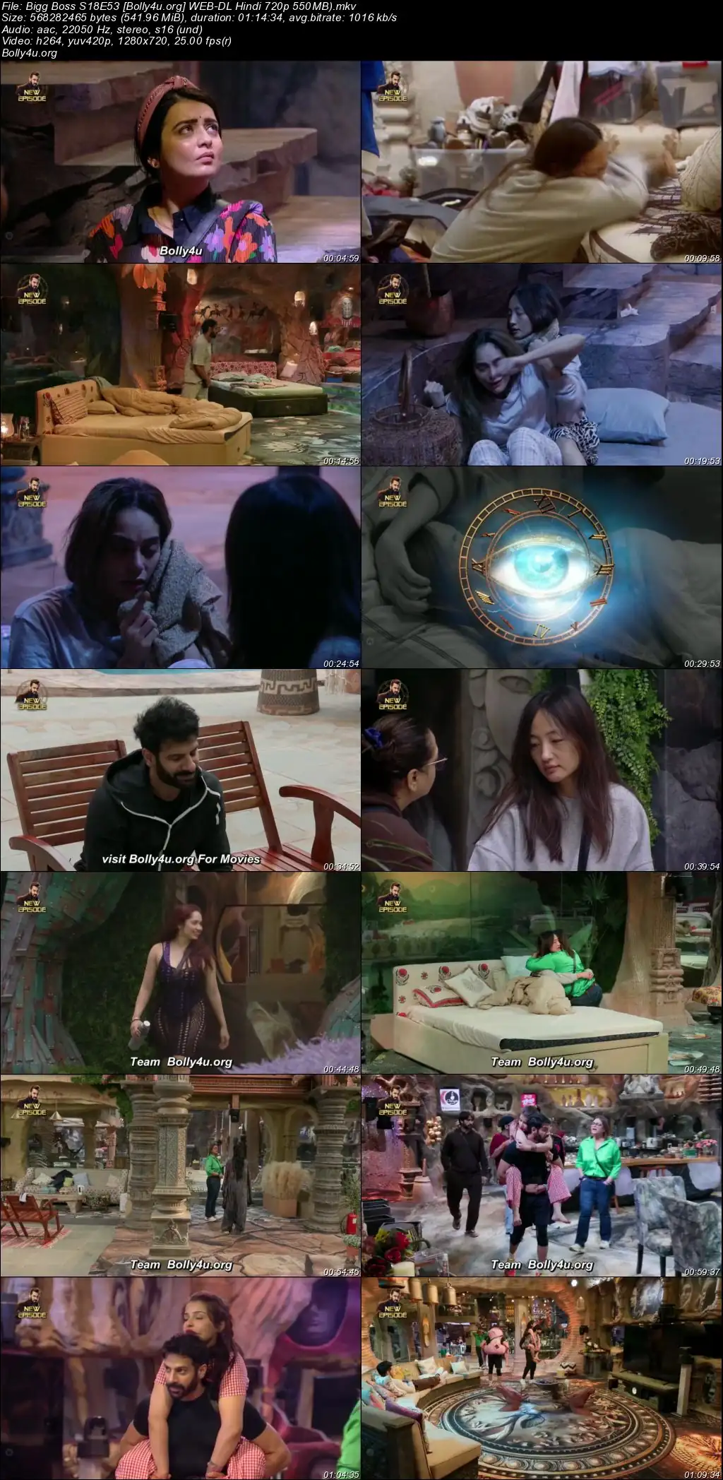 Bigg Boss 2024 WEB-DL Hindi S18E53 Download 720p  480p