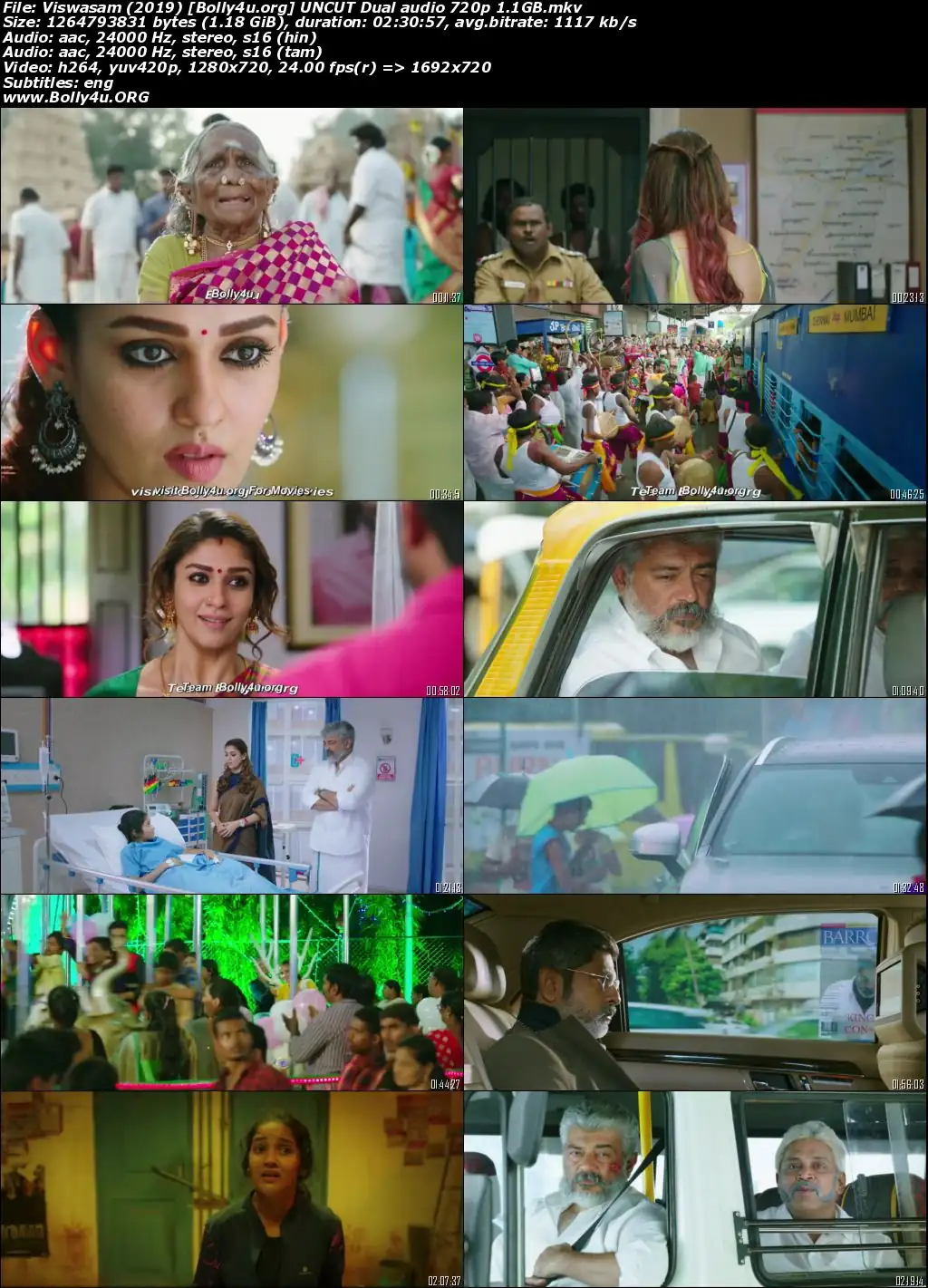 Viswasam 2019 WEB-DL UNCUT Hindi Dual Audio ORG Full Movie Download 1080p  720p  480p