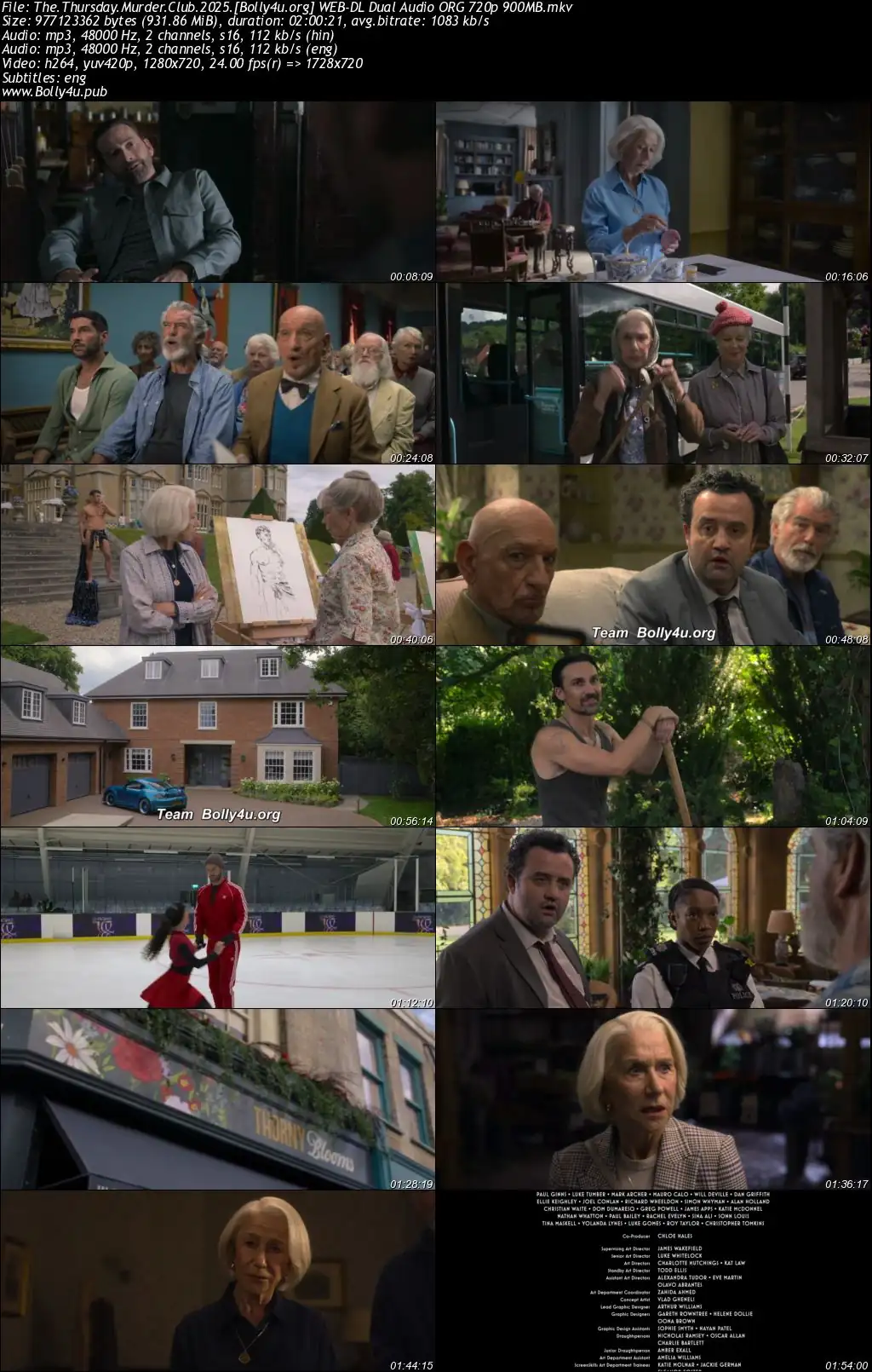 The Thursday Murder Club 2025 WEB-DL Hindi Dual Audio ORG Full Movie Download 1080p  720p  480p