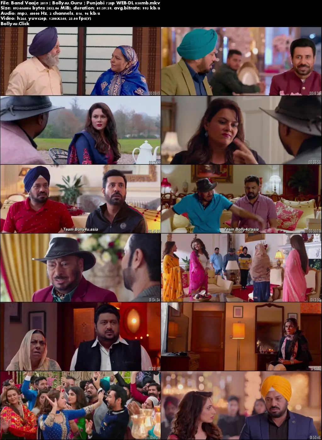 Band Vaaje 2019 WEB-DL 850Mb Punjabi 720p Download