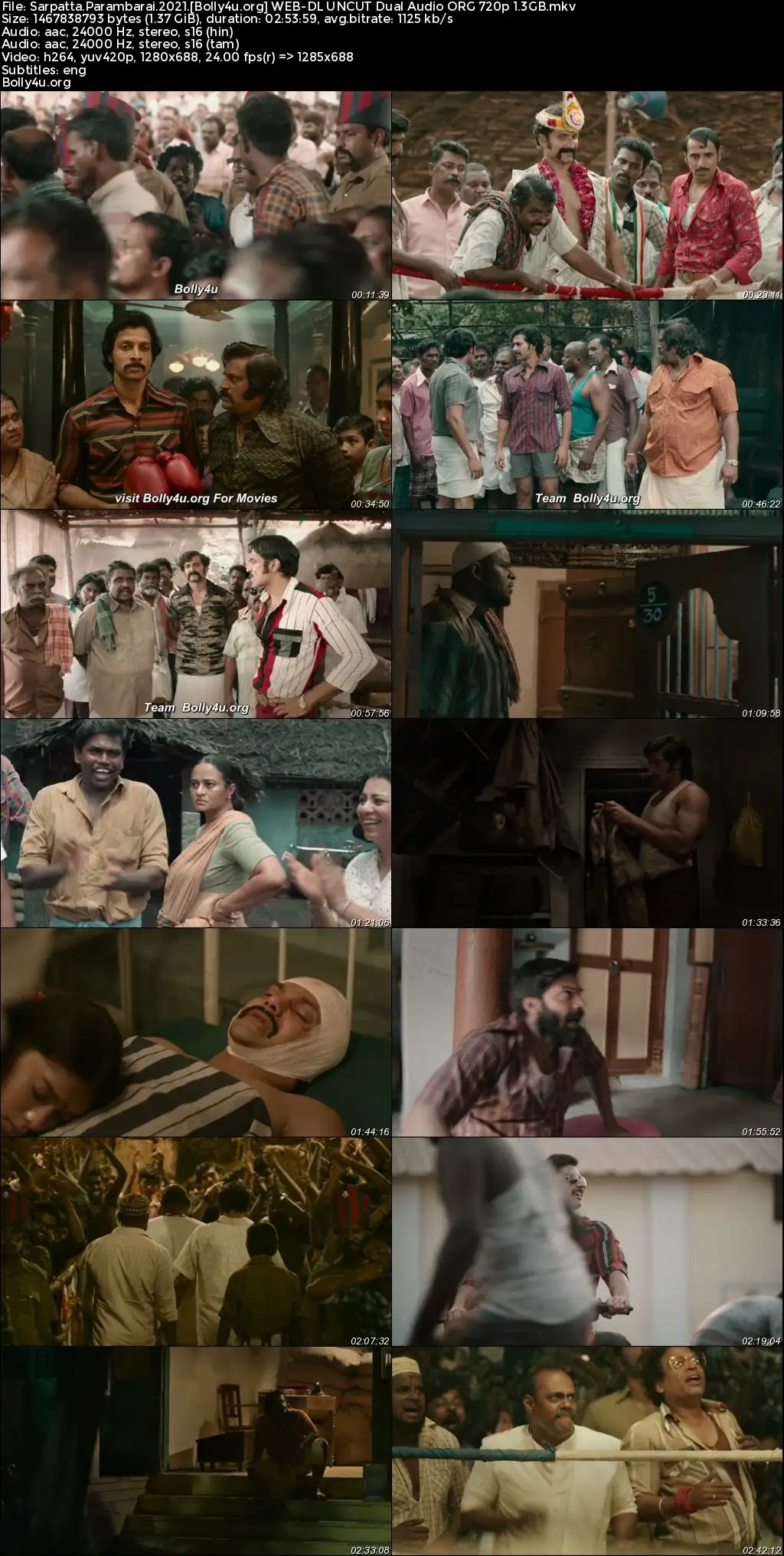 Sarpatta Parampara 2021 WEB-DL UNCUT Hindi Dual Audio ORG Full Movie Download 1080p  720p  480p
