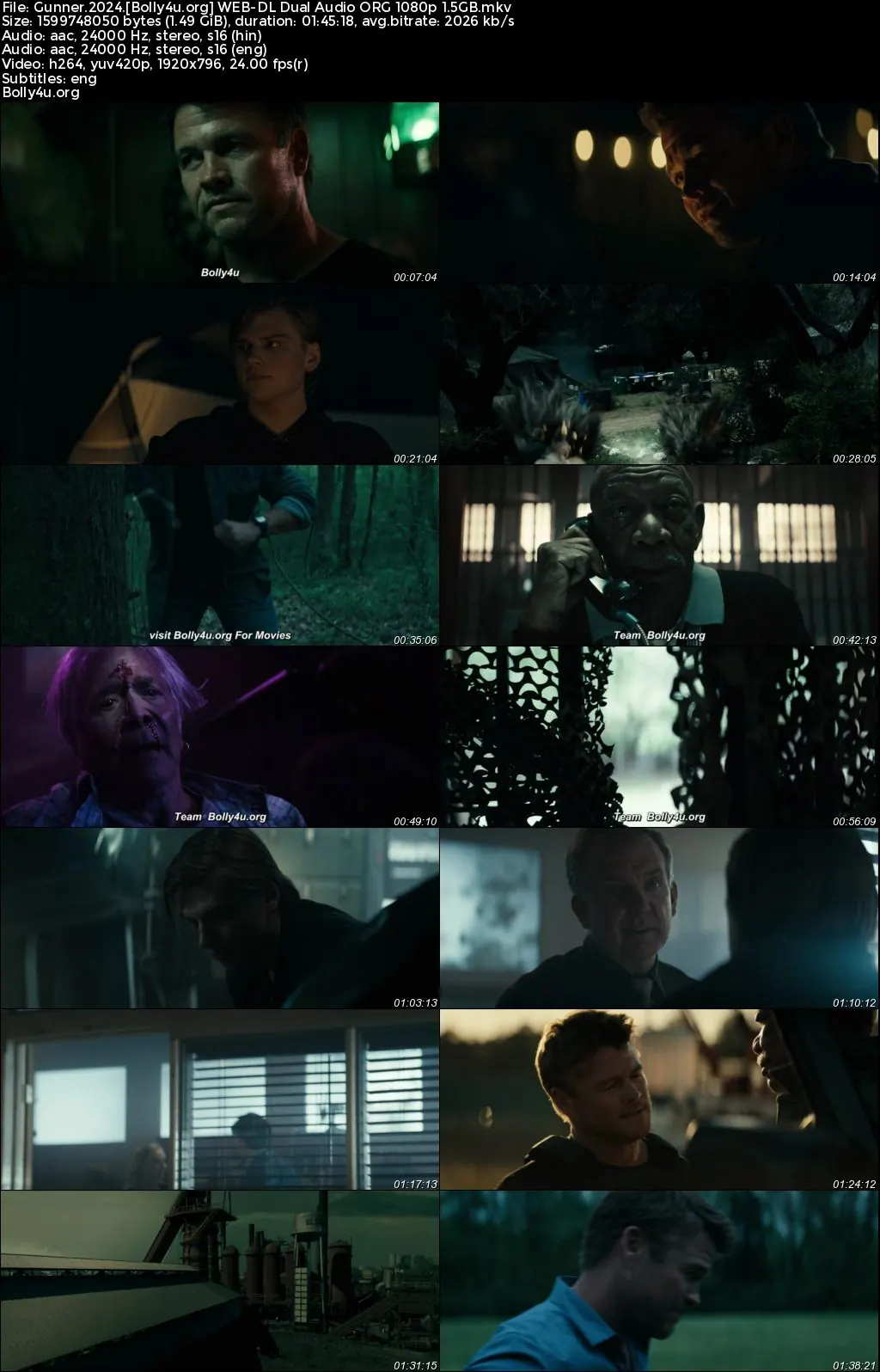 Gunner 2024 WEB-DL Hindi Dual Audio ORG Full Movie Download 1080p  720p  480p