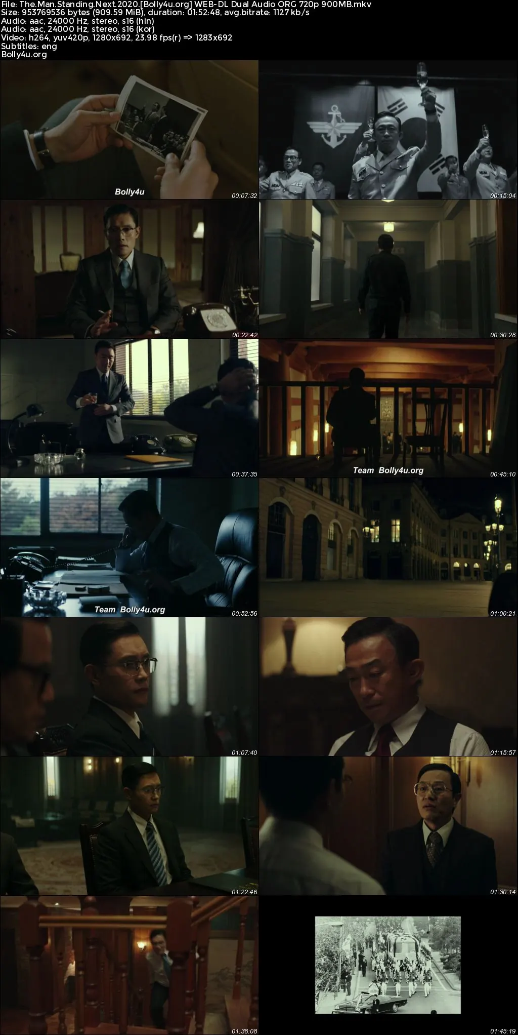 The Man Standing Next 2020 WEB-DL Hindi Dual Audio ORG Full Movie Download 1080p  720p  480p