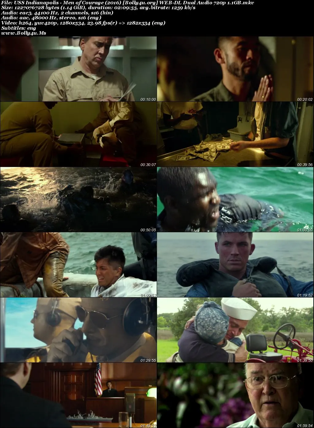 USS Indianapolis Men of Courage 2016 WEB-DL Hindi Dual Audio Full Movie Download 720p 480p USS Indianapolis Men of Courage 2016 WEB-DL Hindi Dual Audio Full Movie Download 720p 480p