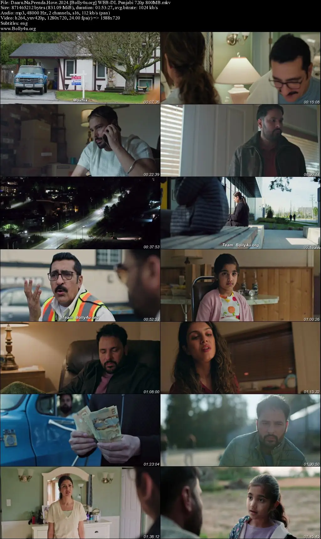 Daaru Na Peenda Hove 2024 WEB-DL Punjabi Full Movie Download 1080p  720p  480p