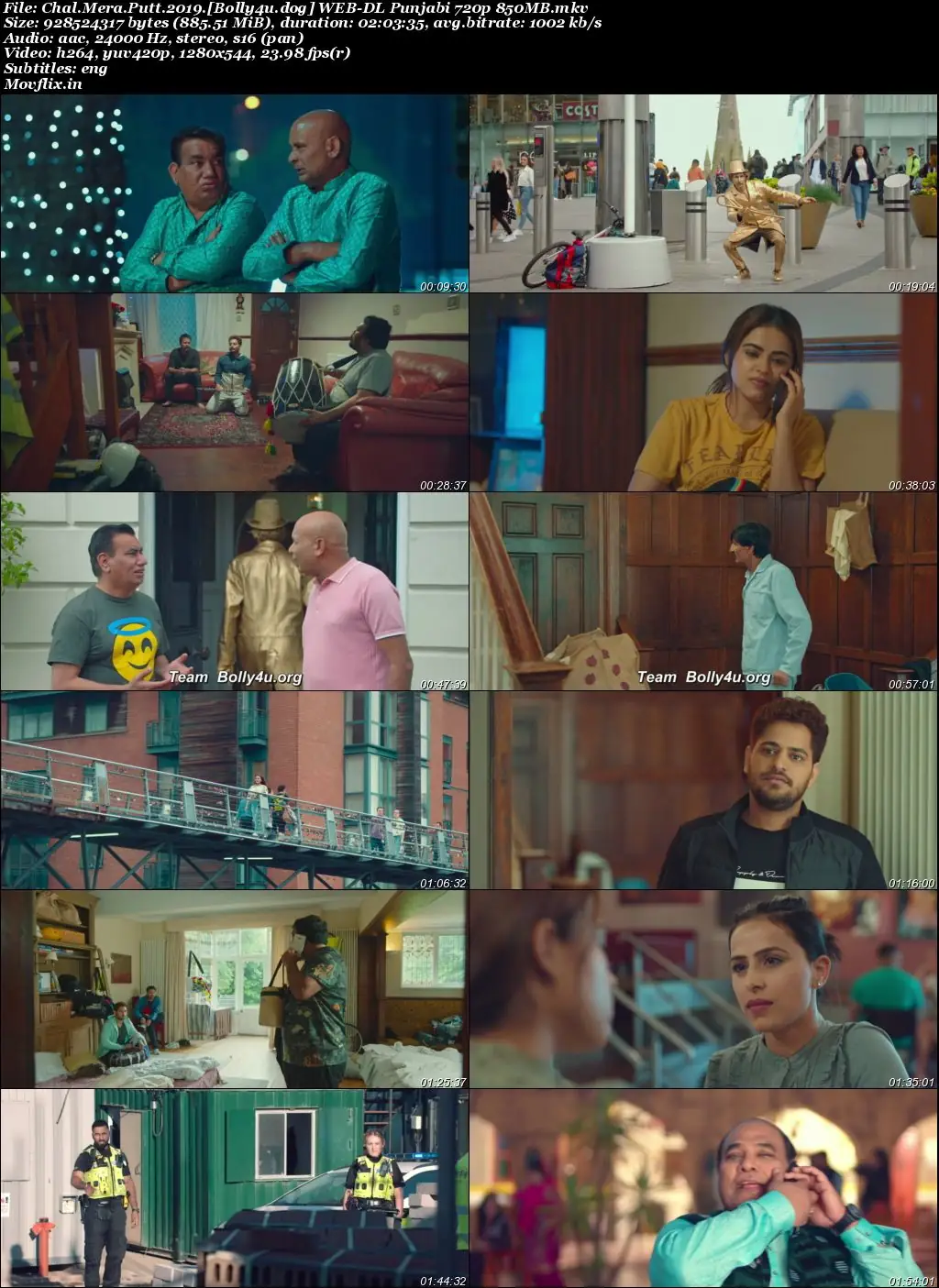 Chal Mera Putt 2019 WEB-DL Punjabi Full Movie Download 1080p  720p  480p