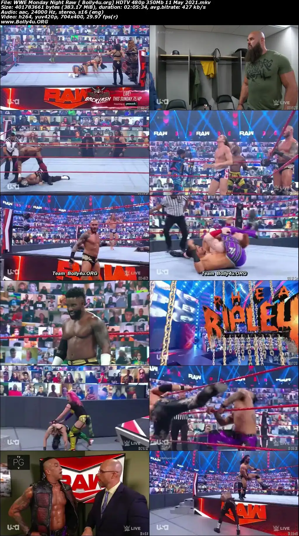 WWE Monday Night Raw HDTV 480p 350Mb 11 May 2021 Download WWE Monday Night Raw HDTV 480p 350Mb 11 May 2021 Download