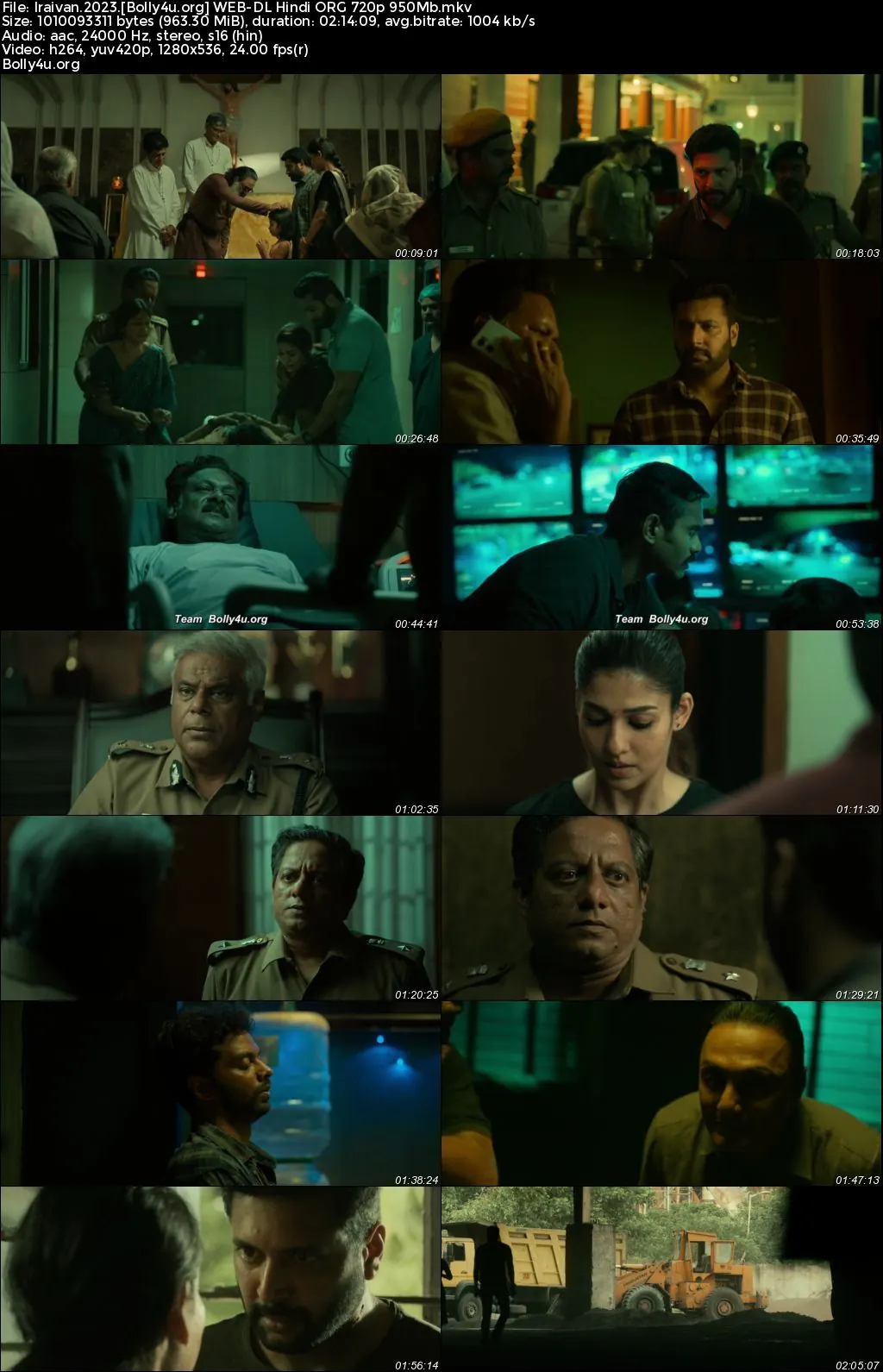 Iraivan 2023 WEB-DL Hindi Dubbed ORG Full Movie Download 1080p  720p  480p
