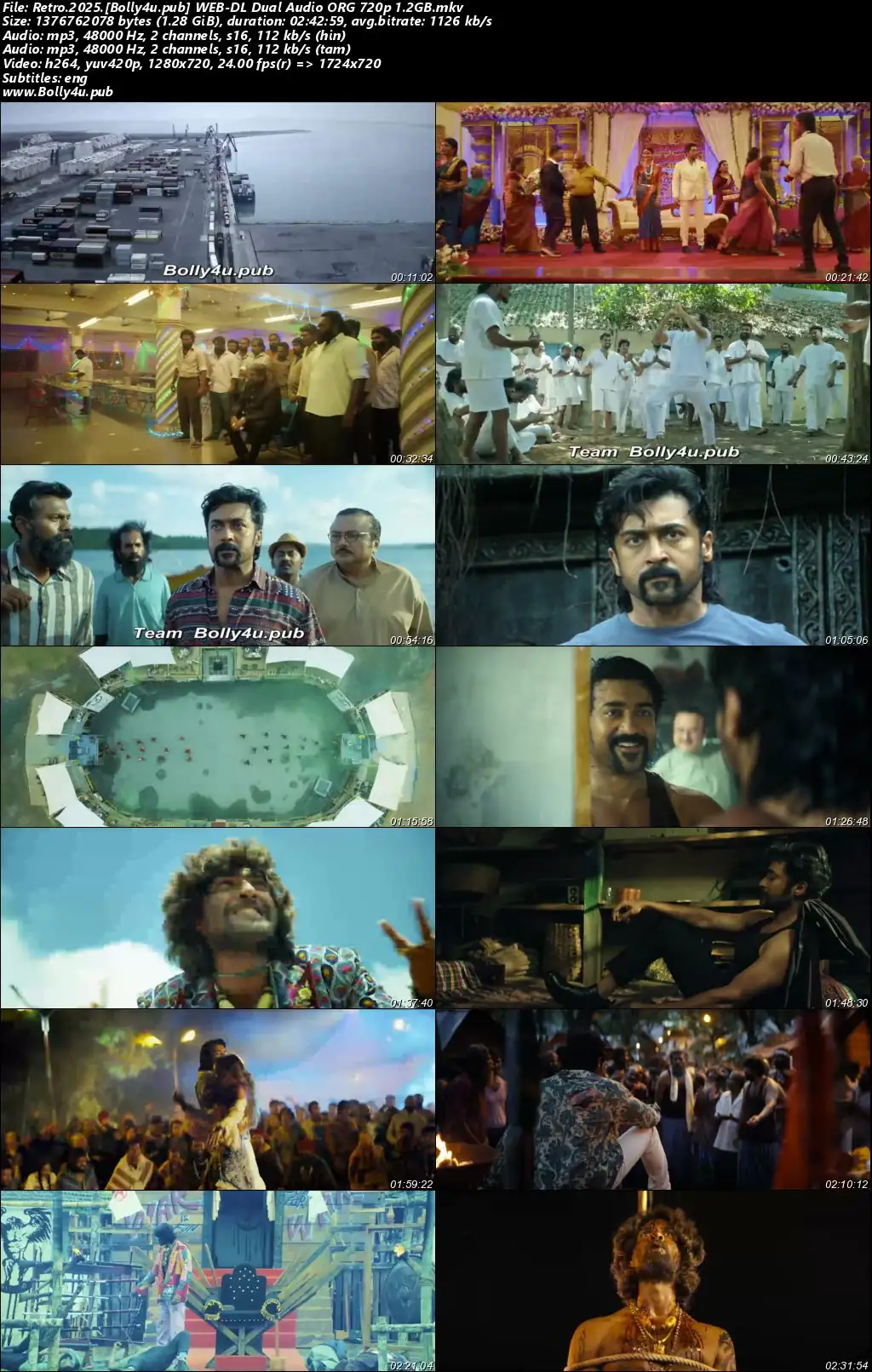 Retro 2025 WEB-DL UNCUT Hindi Dual Audio ORG Full Movie Download 1080p  720p  480p