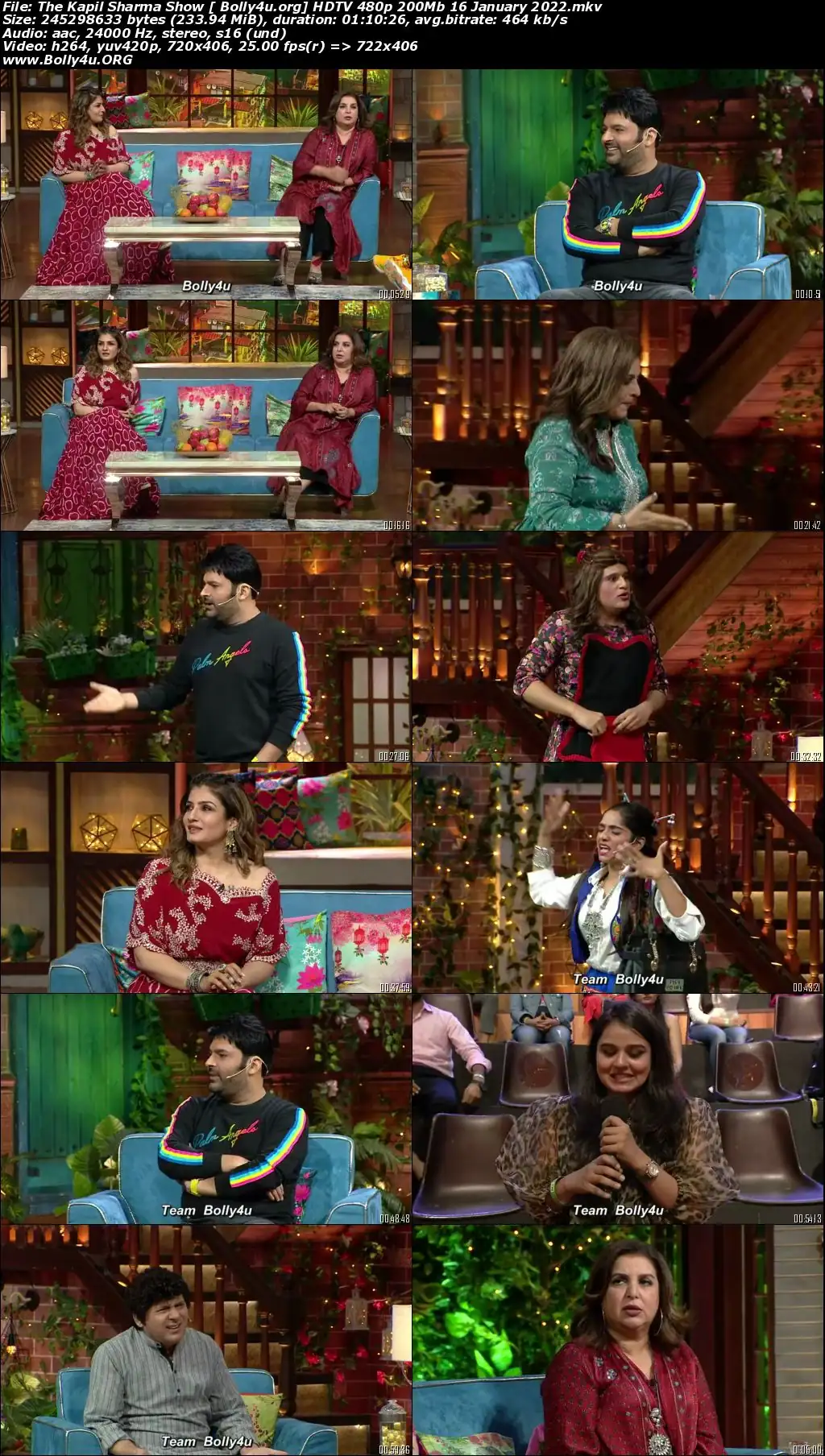 The Kapil Sharma Show HDTV 480p 200Mb 16 January 2022 Download